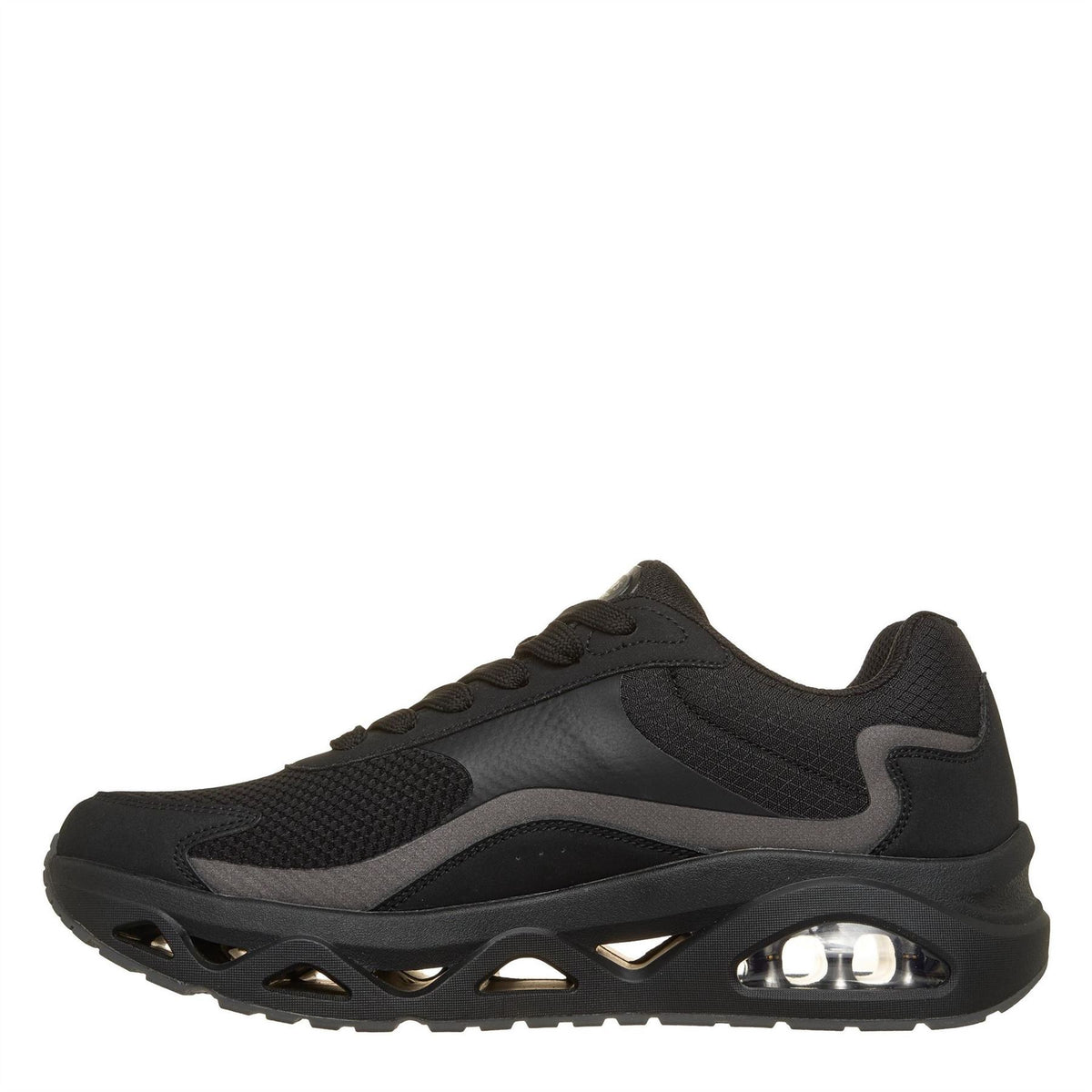 Skechers Uno GS Lace-Up Sneakers with Built-In Heel