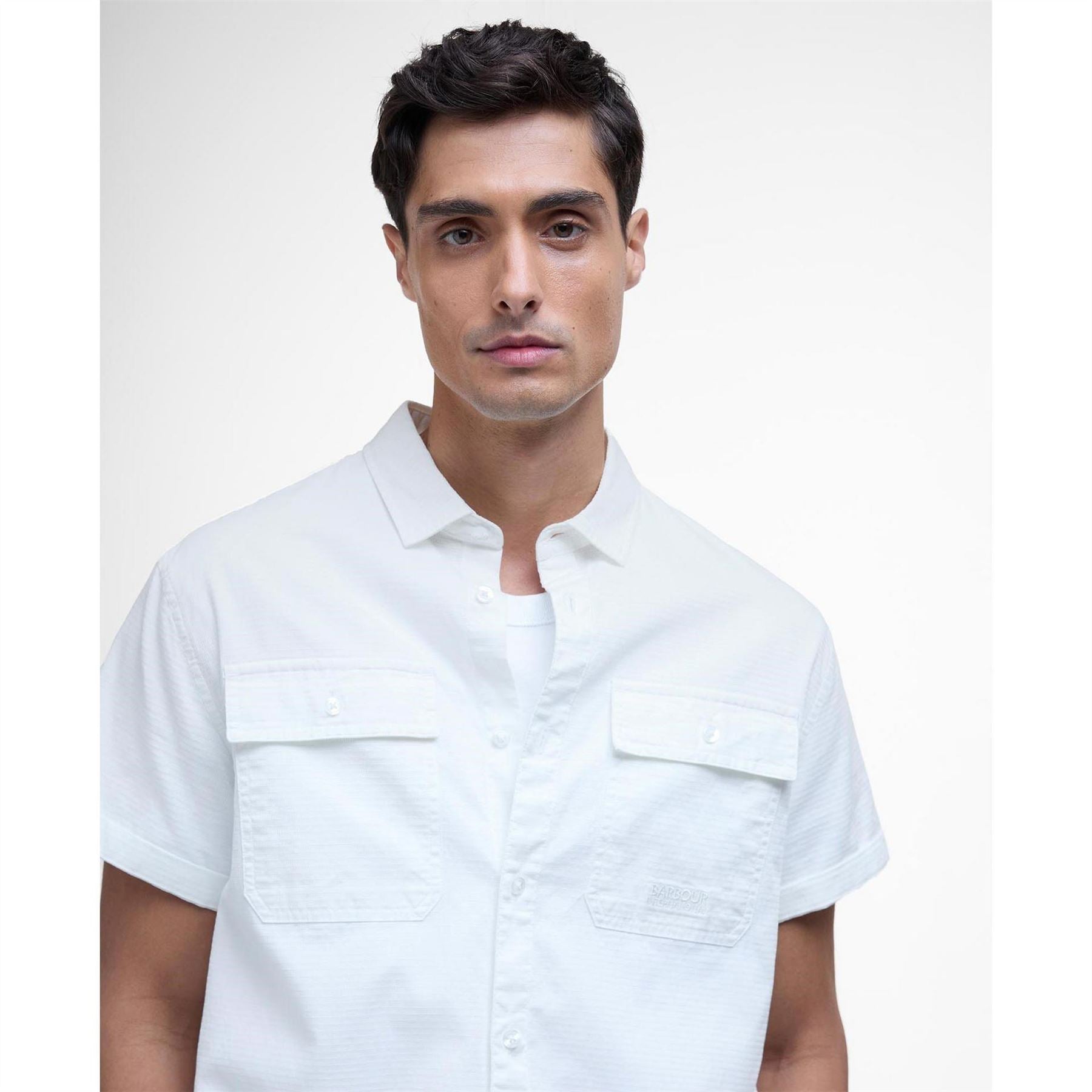 Barbour International Textured Short Sleeve Shirt