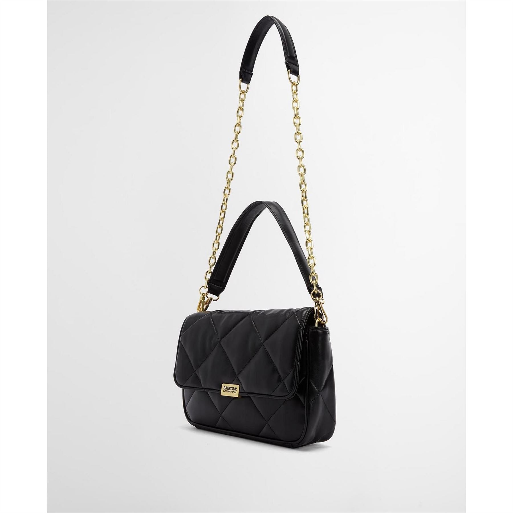 Barbour International Quilted Shoulder Bag