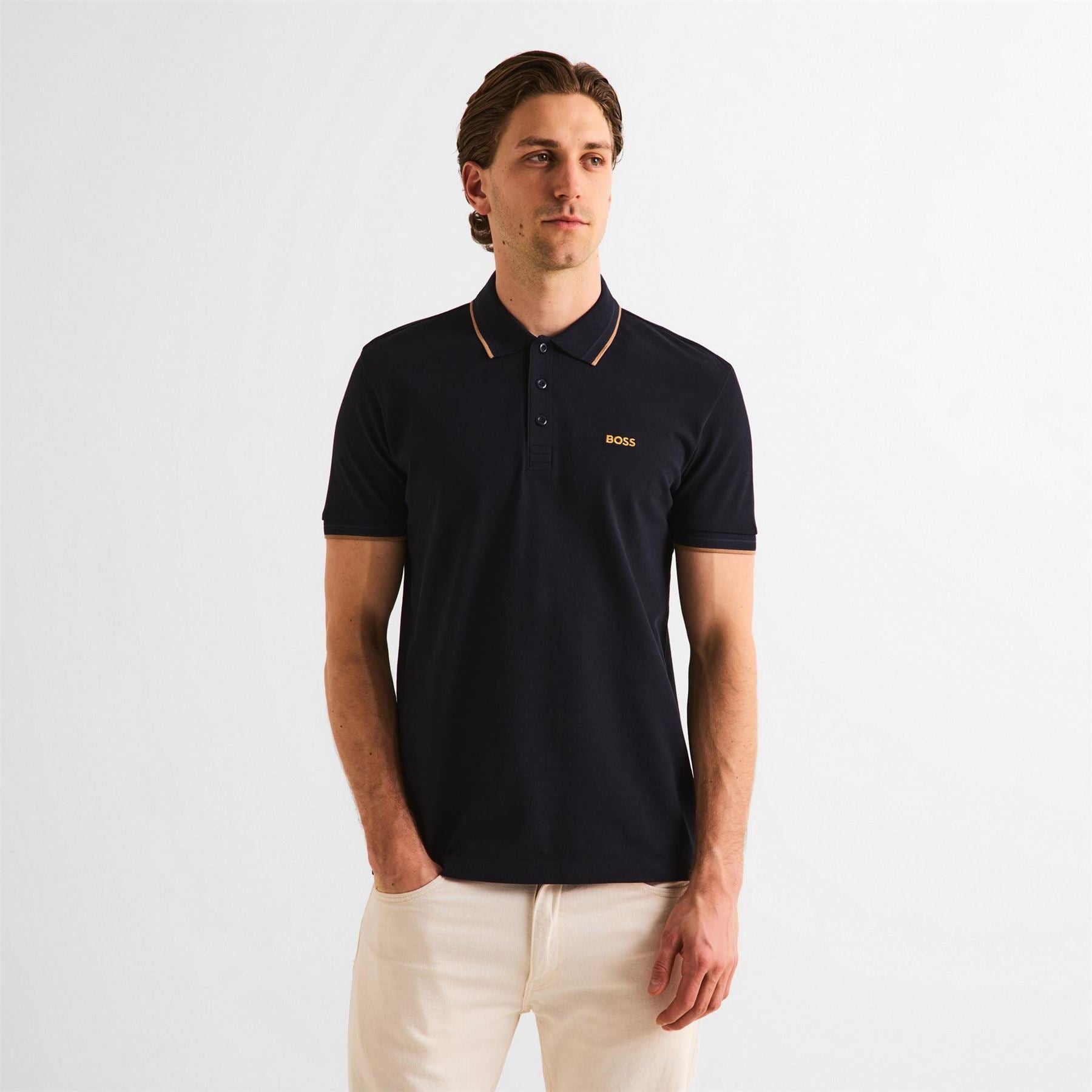 Boss BOSS GREEN Paddy Polo Shirt with Contrast Tipping