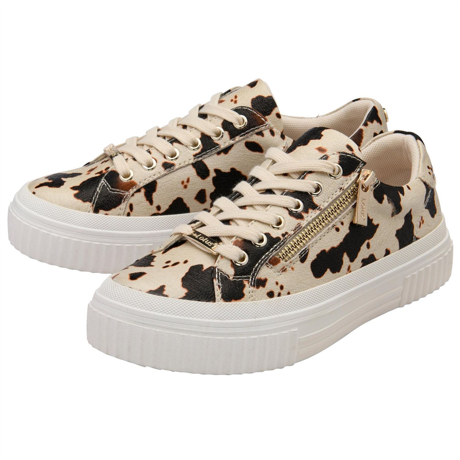 Lotus Shoes Alexa Low Top Lace-Up Trainers