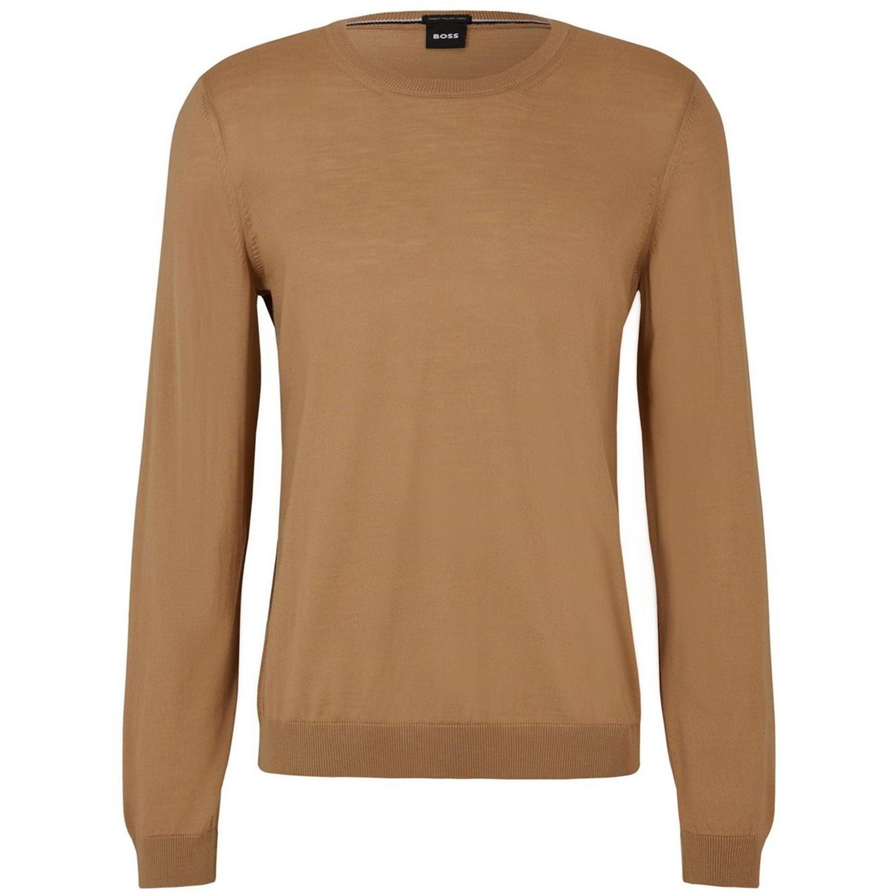 Boss Leno Knit Jumper, Soft Virgin Wool