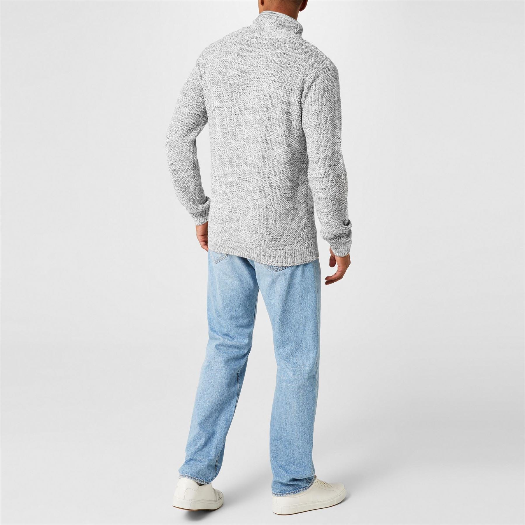 Firetrap Mens Cowl Neck Jumper