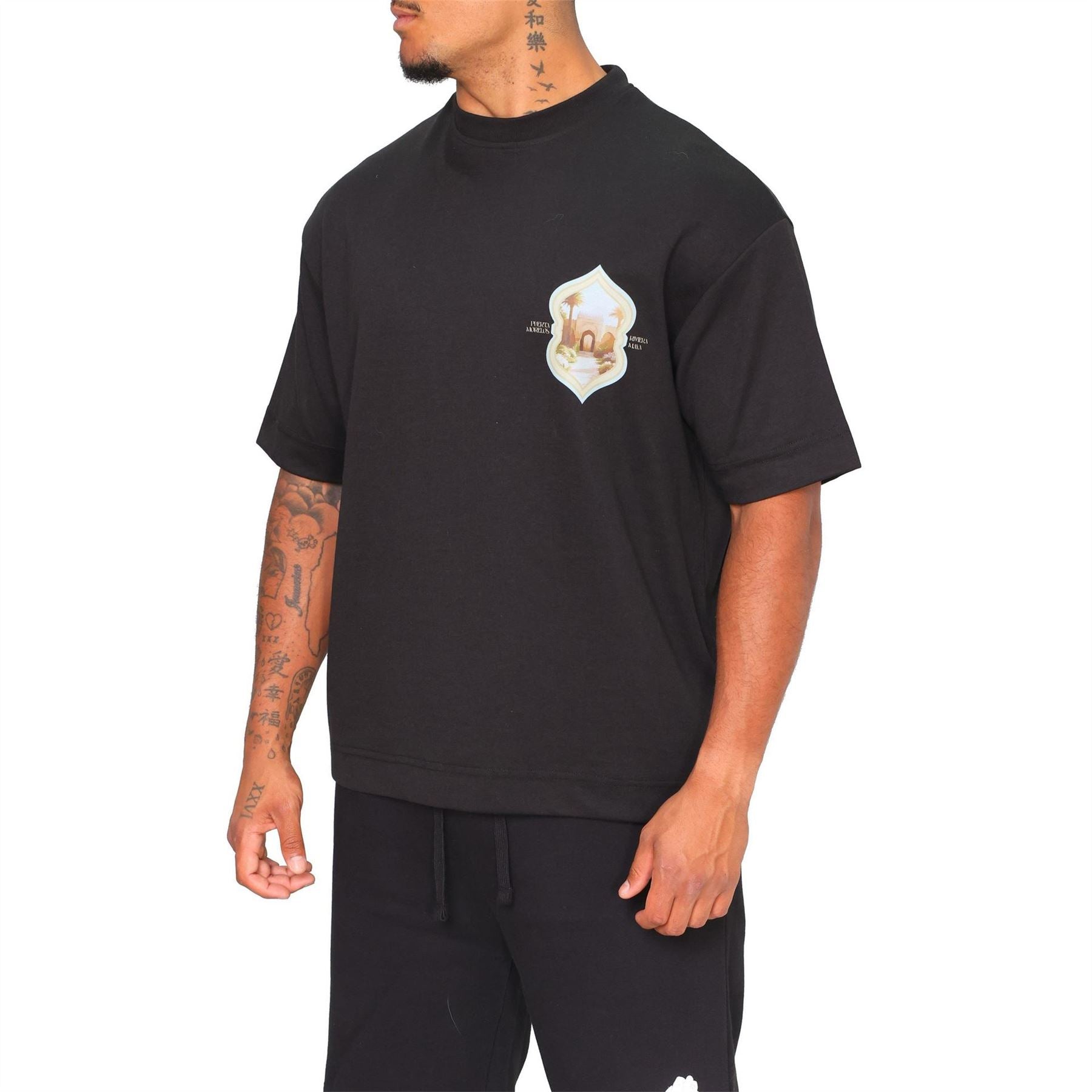 Rose London Morelos Oversize Crew Neck Short Sleeve T-Shirt