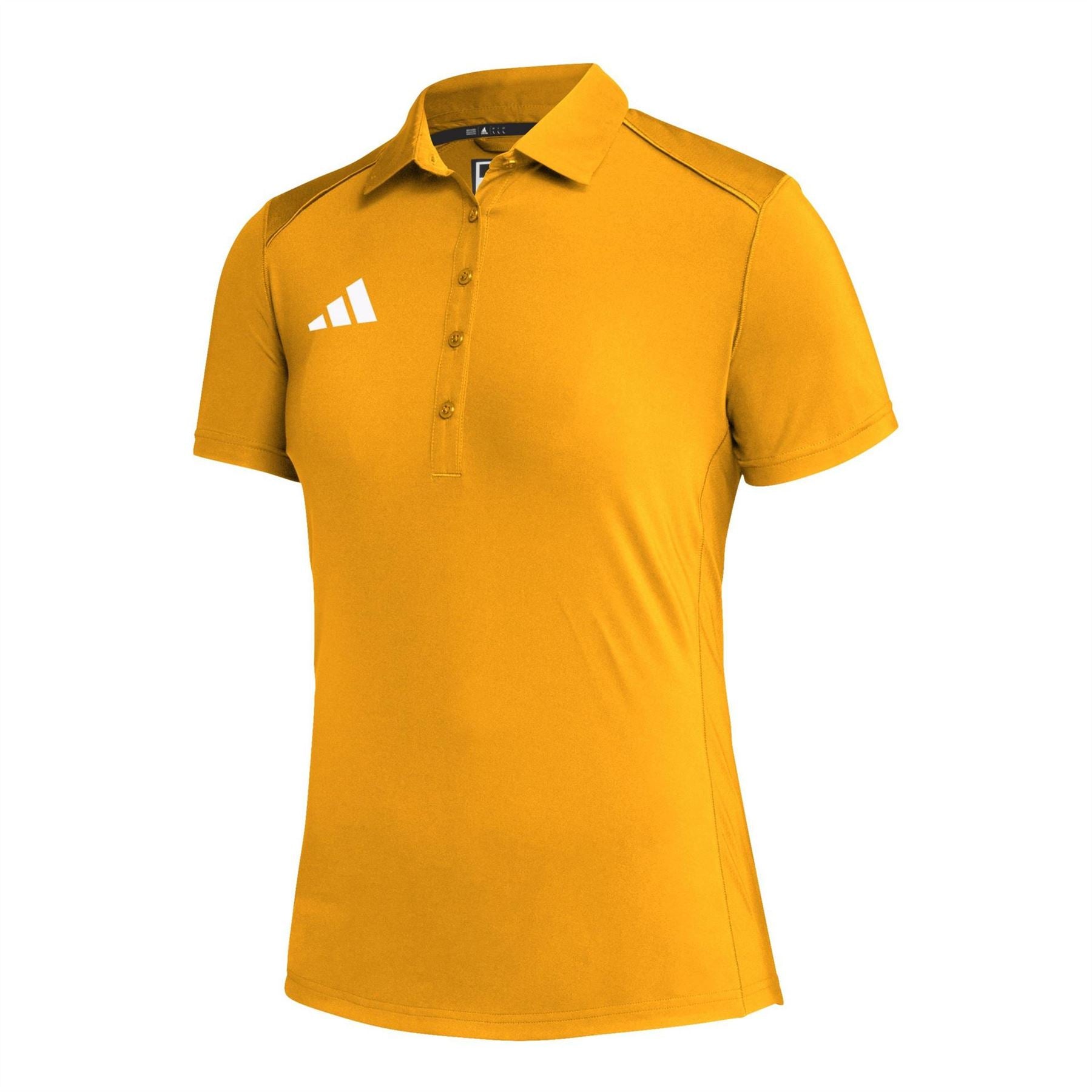 adidas Three Bar Logo Collared Neck Short Sleeve Polo Shirt