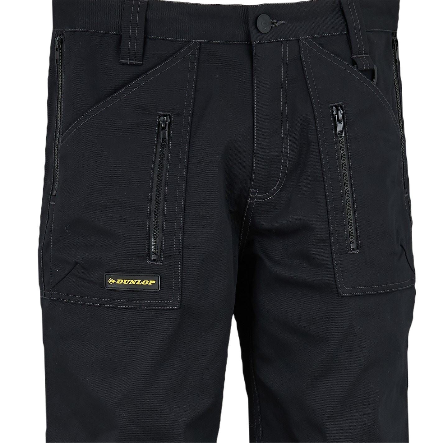 Dunlop Mens Workwear Zipper Trousers