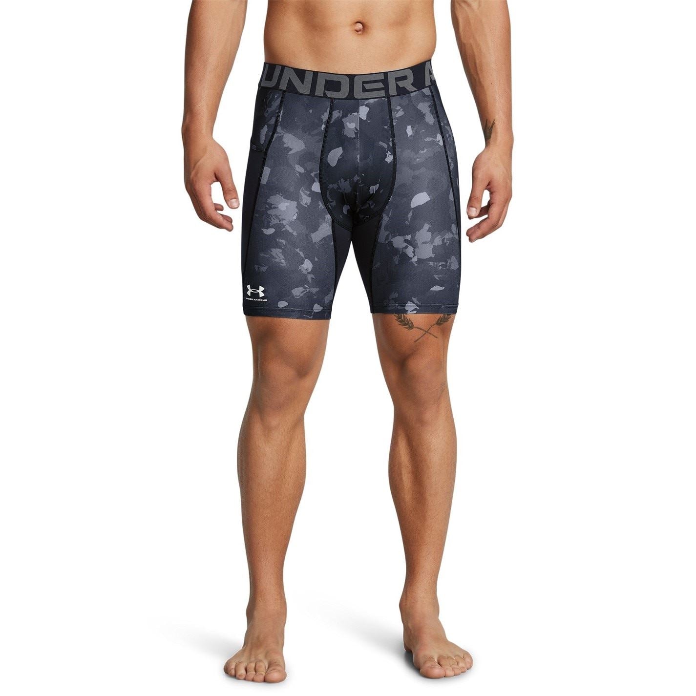 Under Armour Mens Armour Ua Hg Prtd Comp Sts Gym Shorts