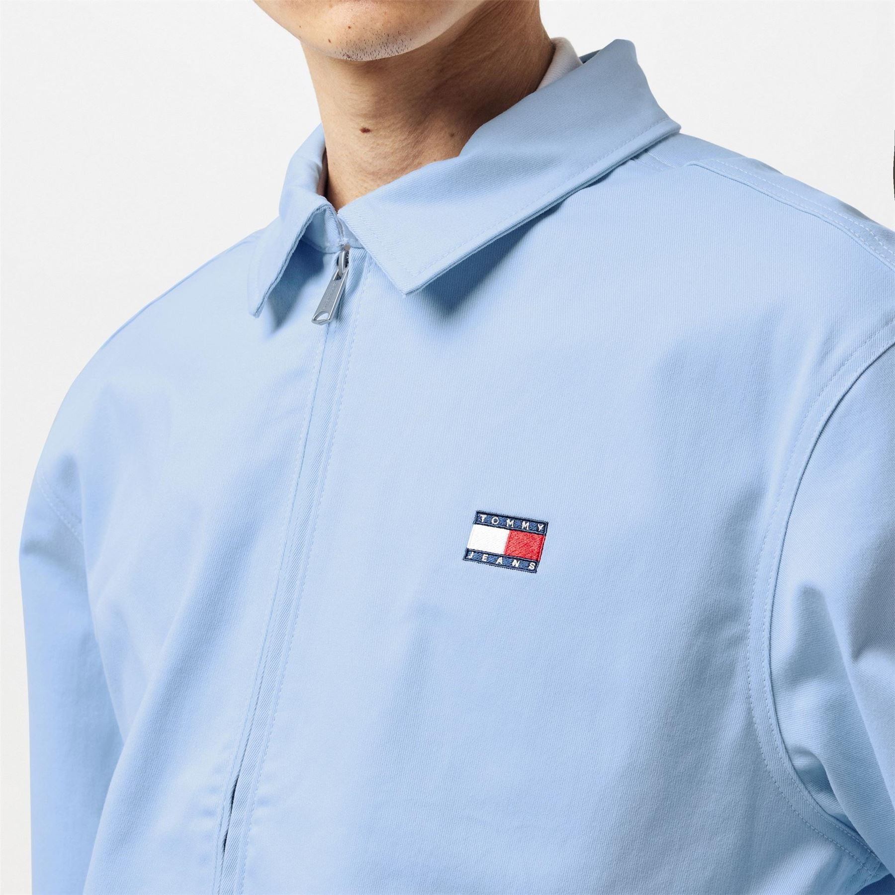 Tommy Jeans Hooded Ribbed Cuff Relaxed Fit Overshirt