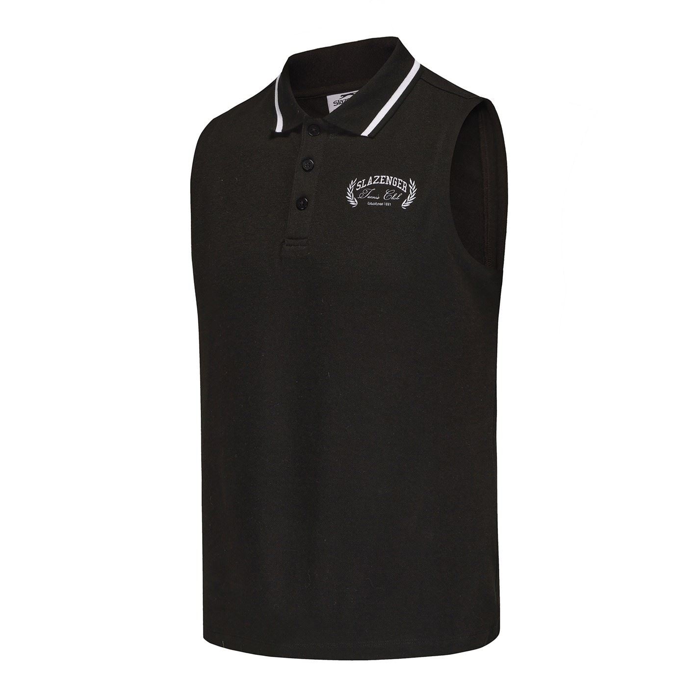Slazenger Plain Short Sleeve Polo Shirt