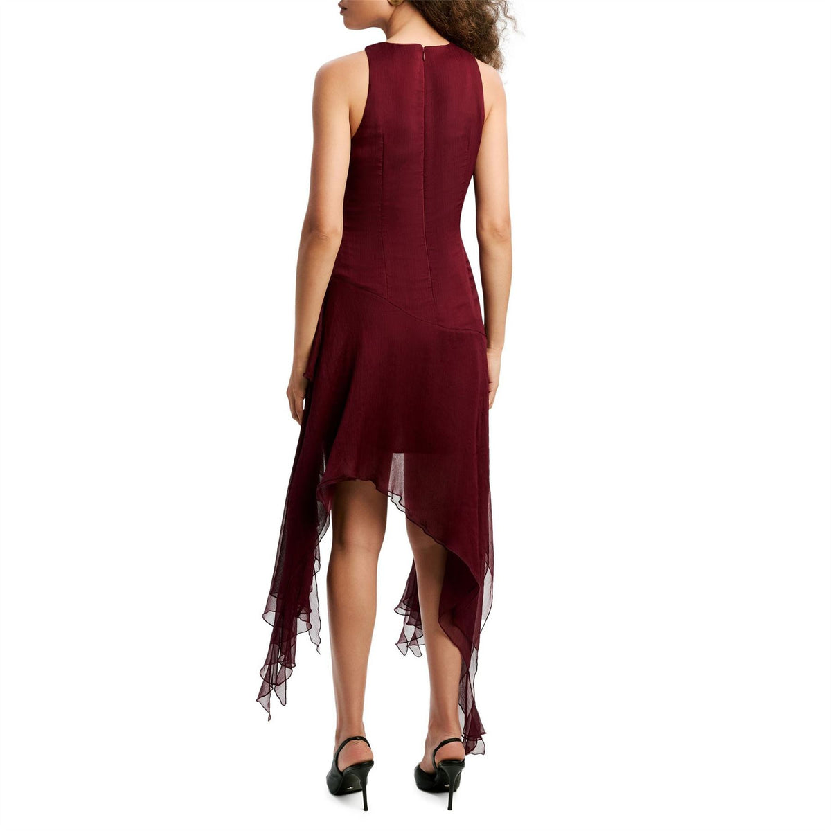 Bardot Ivana High Low Midi Bodycon Dress