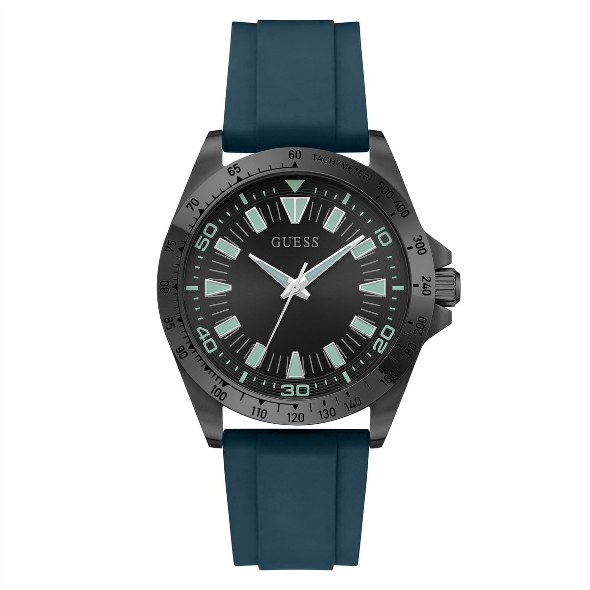 Guess Sn71 Rubber Single Wrap Strap Analogue Sport Watch