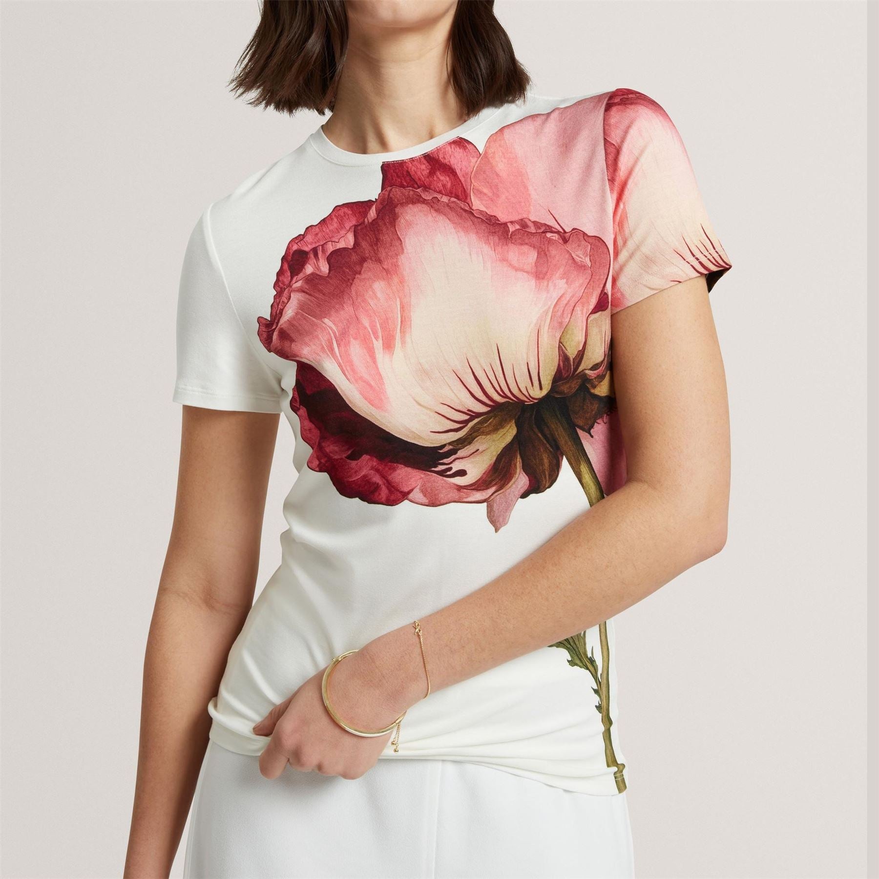 Ted Baker Ss Print Fittedt