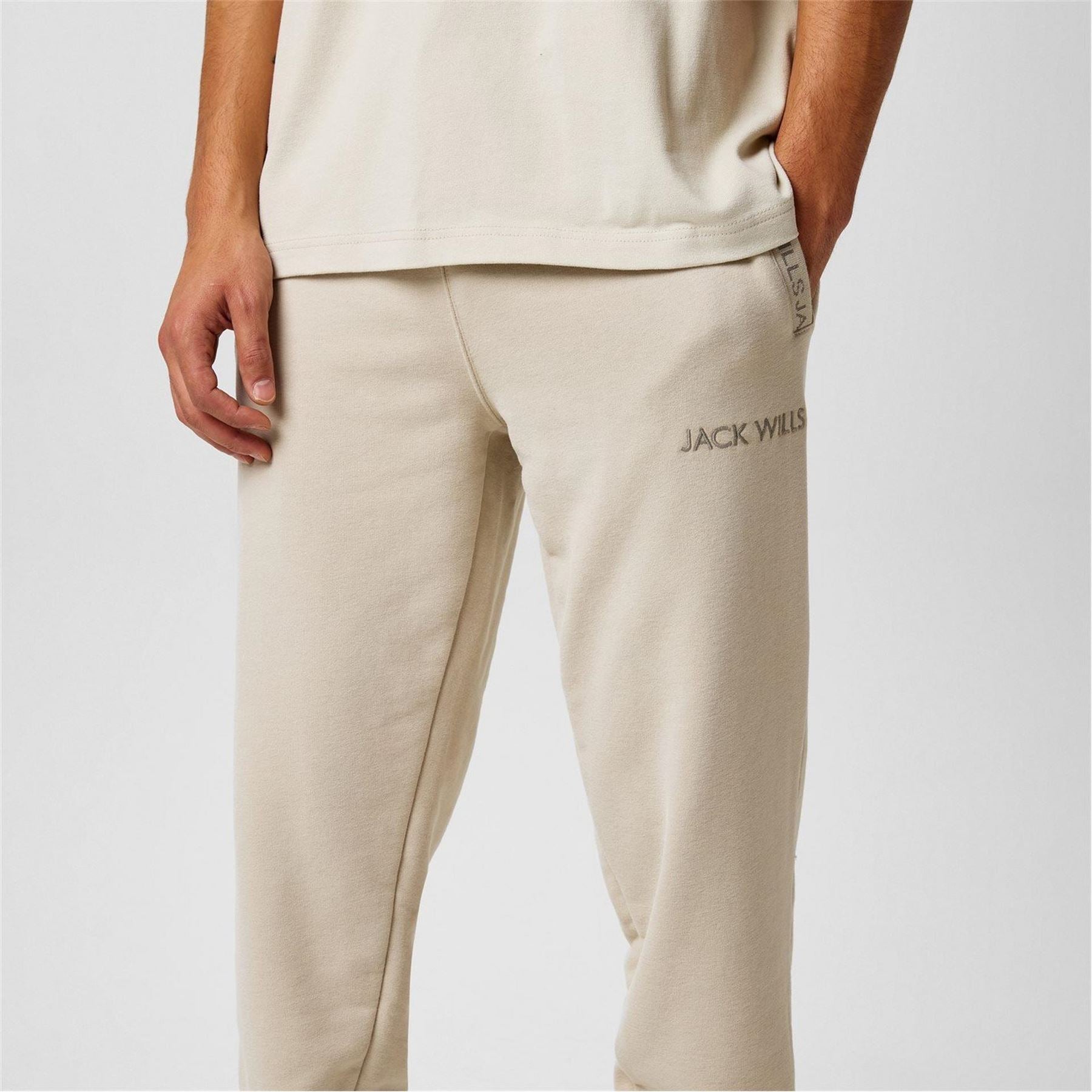Jack Wills Mens Jacquard Logo Joggers