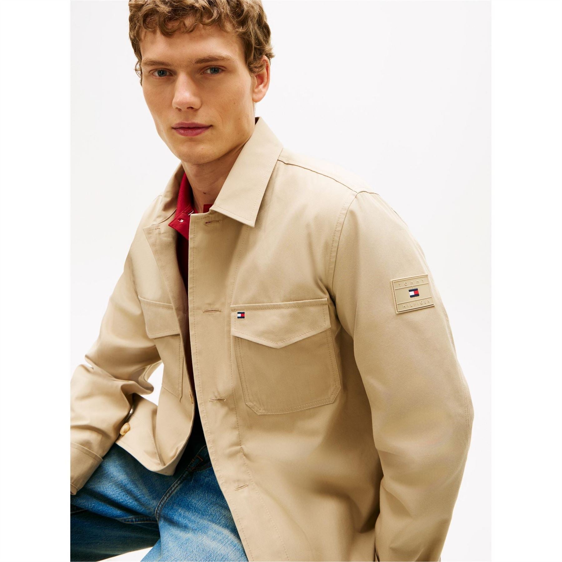 Tommy Hilfiger Nylon Shirt Jacket