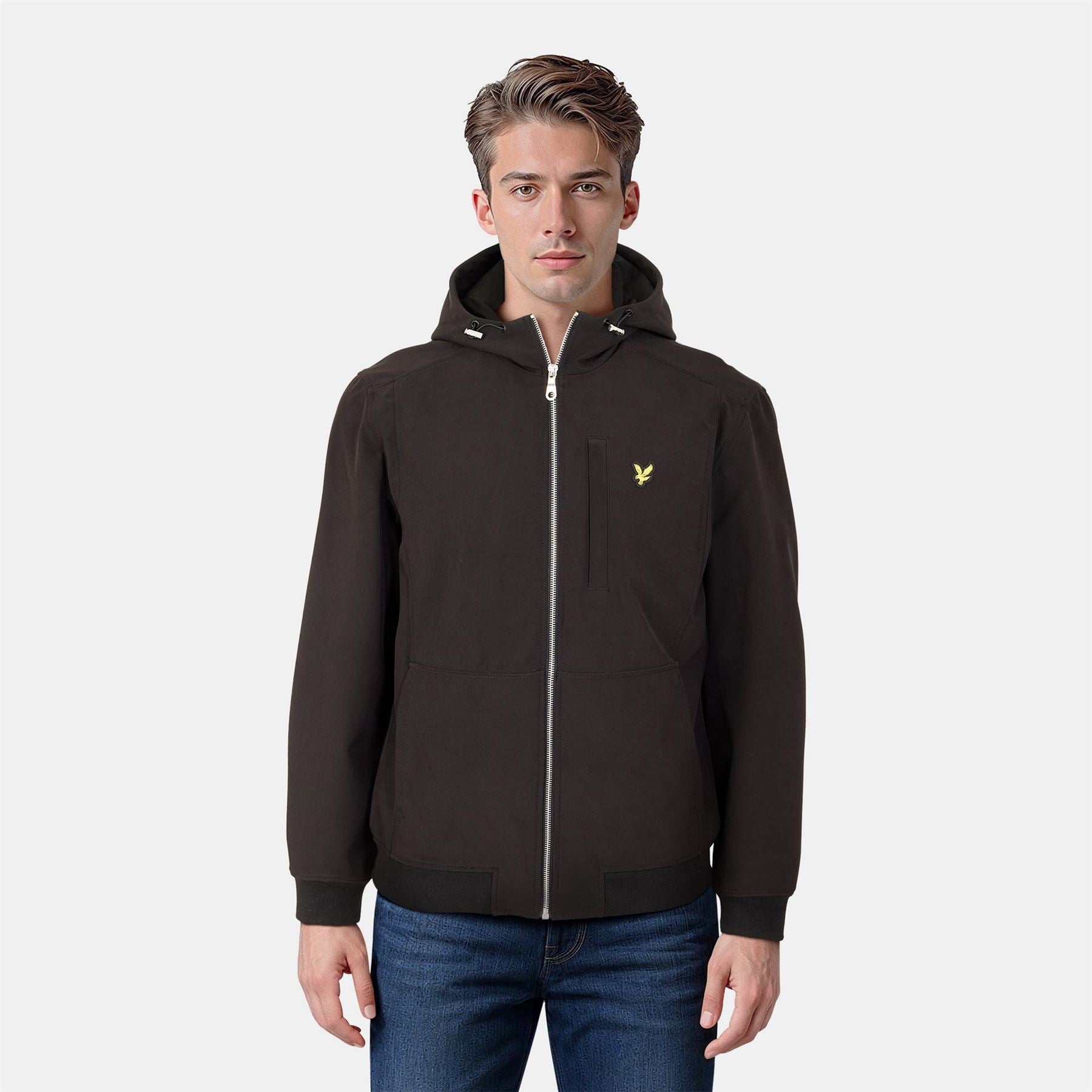 Lyle and Scott Lightweight Hooded Long Sleeve Softshell Jacket