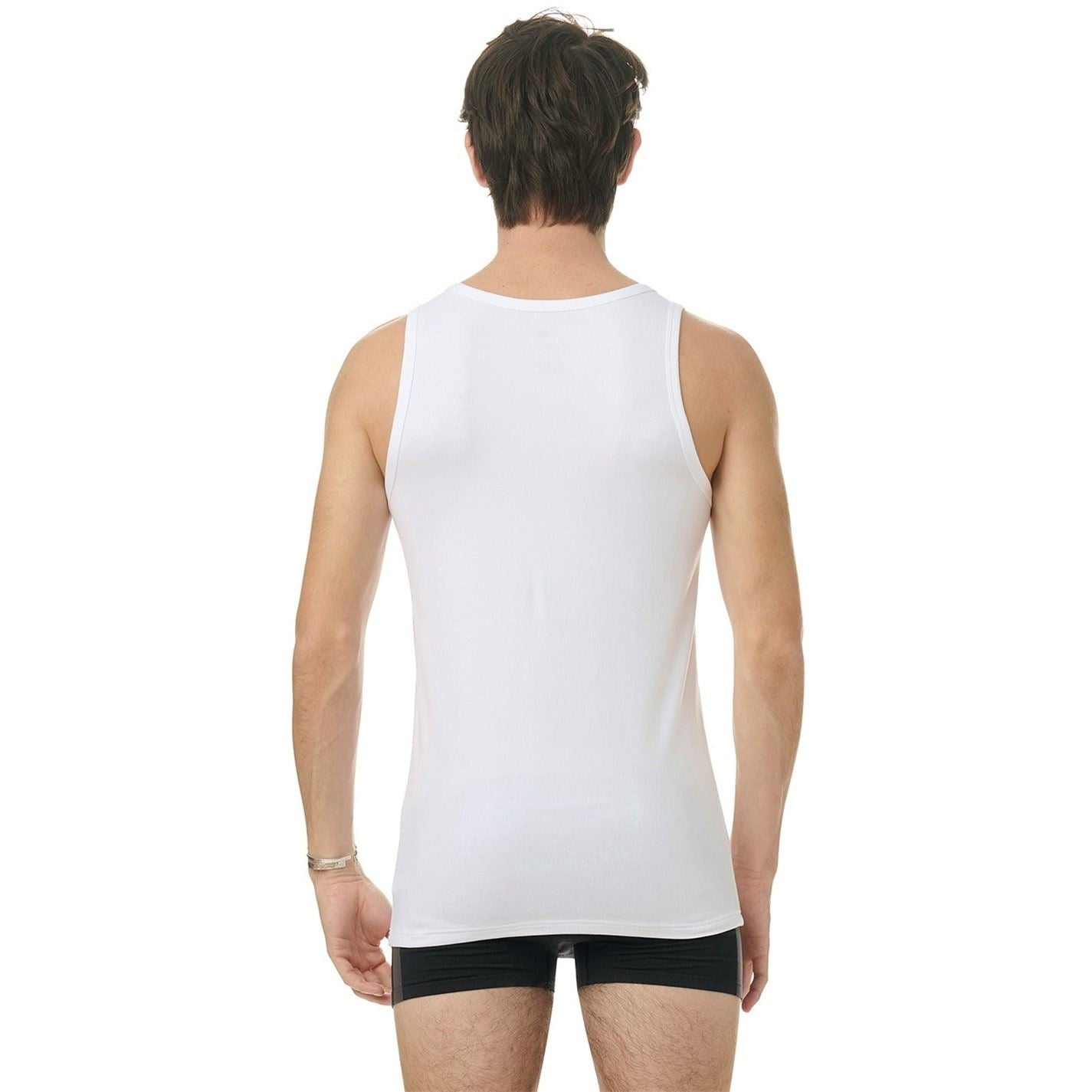 adidas 2 Pack Slim Fit Scoop Neck Tank
