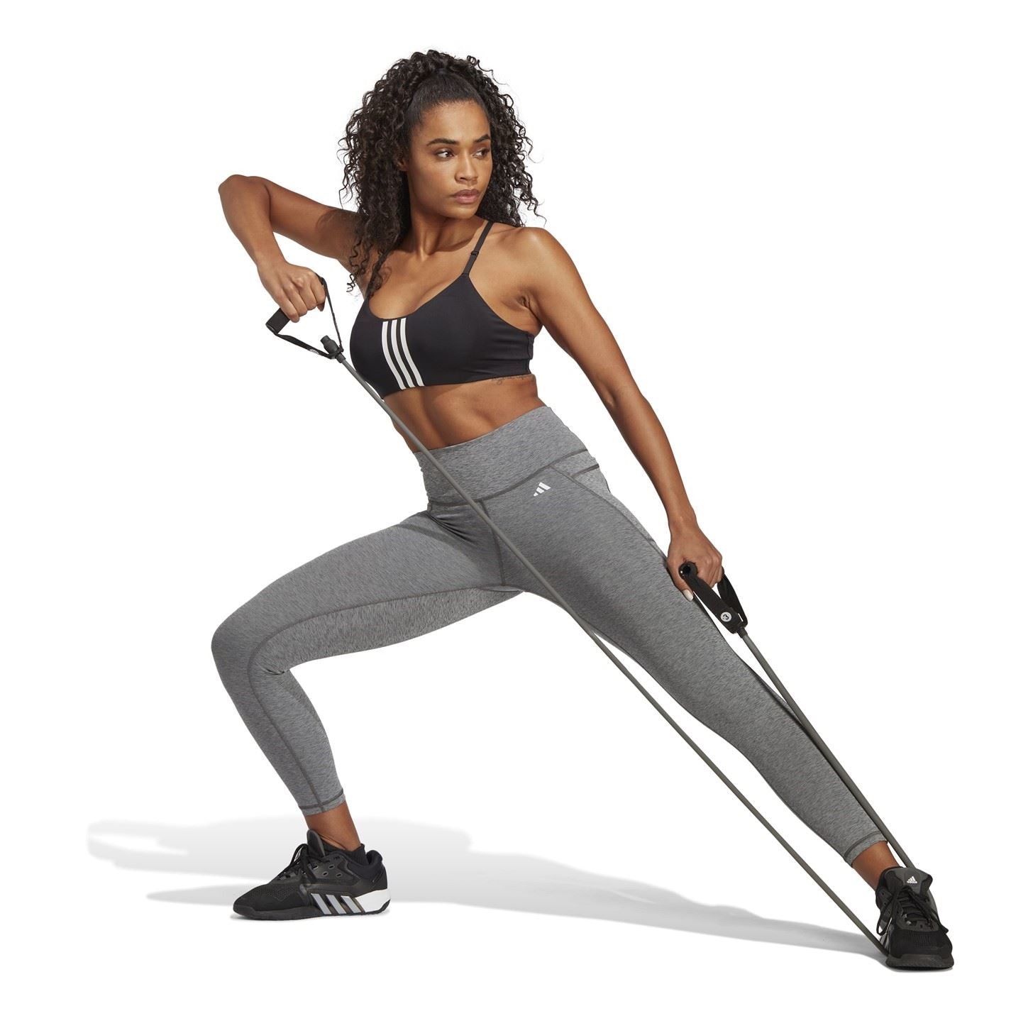 adidas Womens High Wasited Logo 7 8 Tights