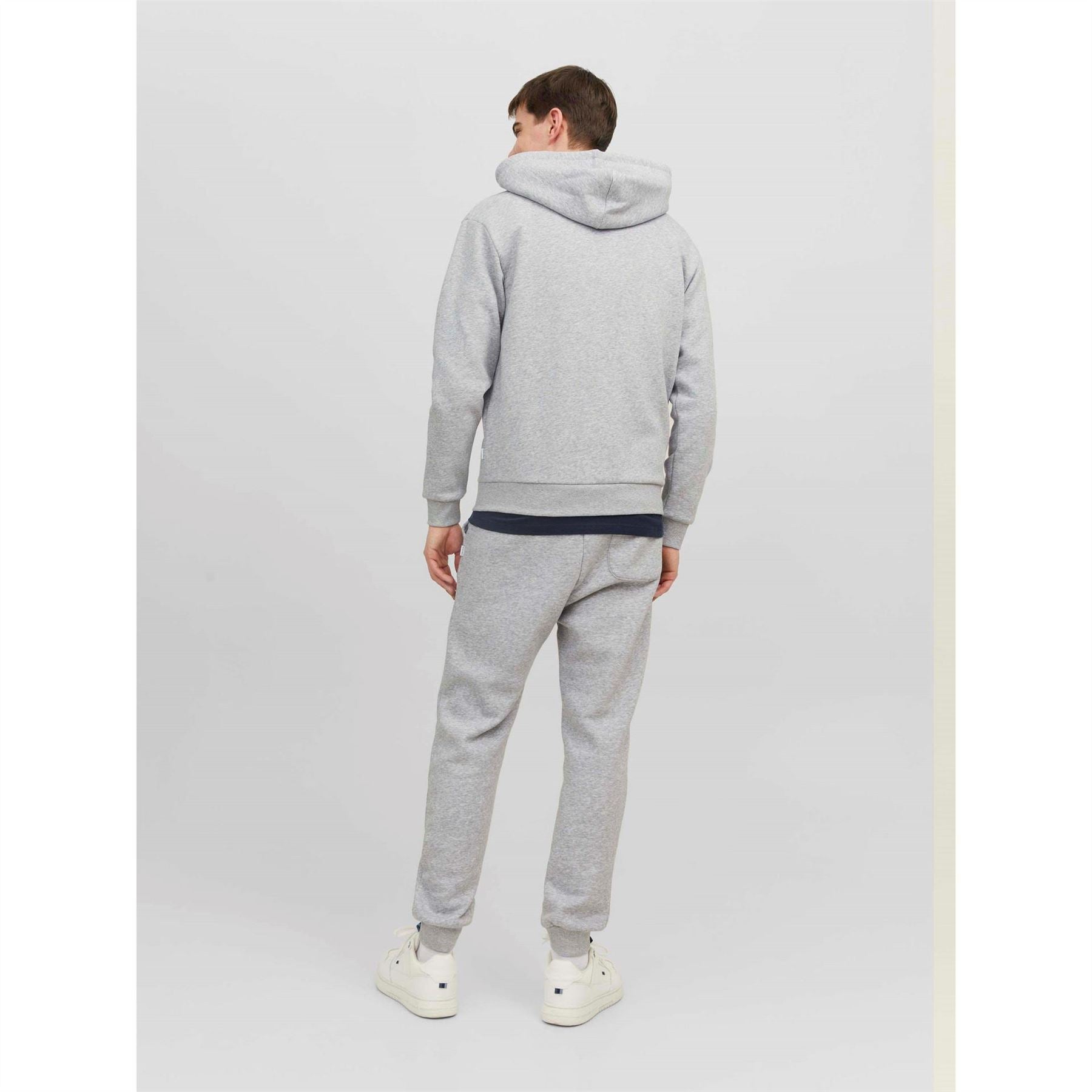 Jack and Jones Bradley Kangaroo Pocket Hooded Long Sleeve Sweatshirt