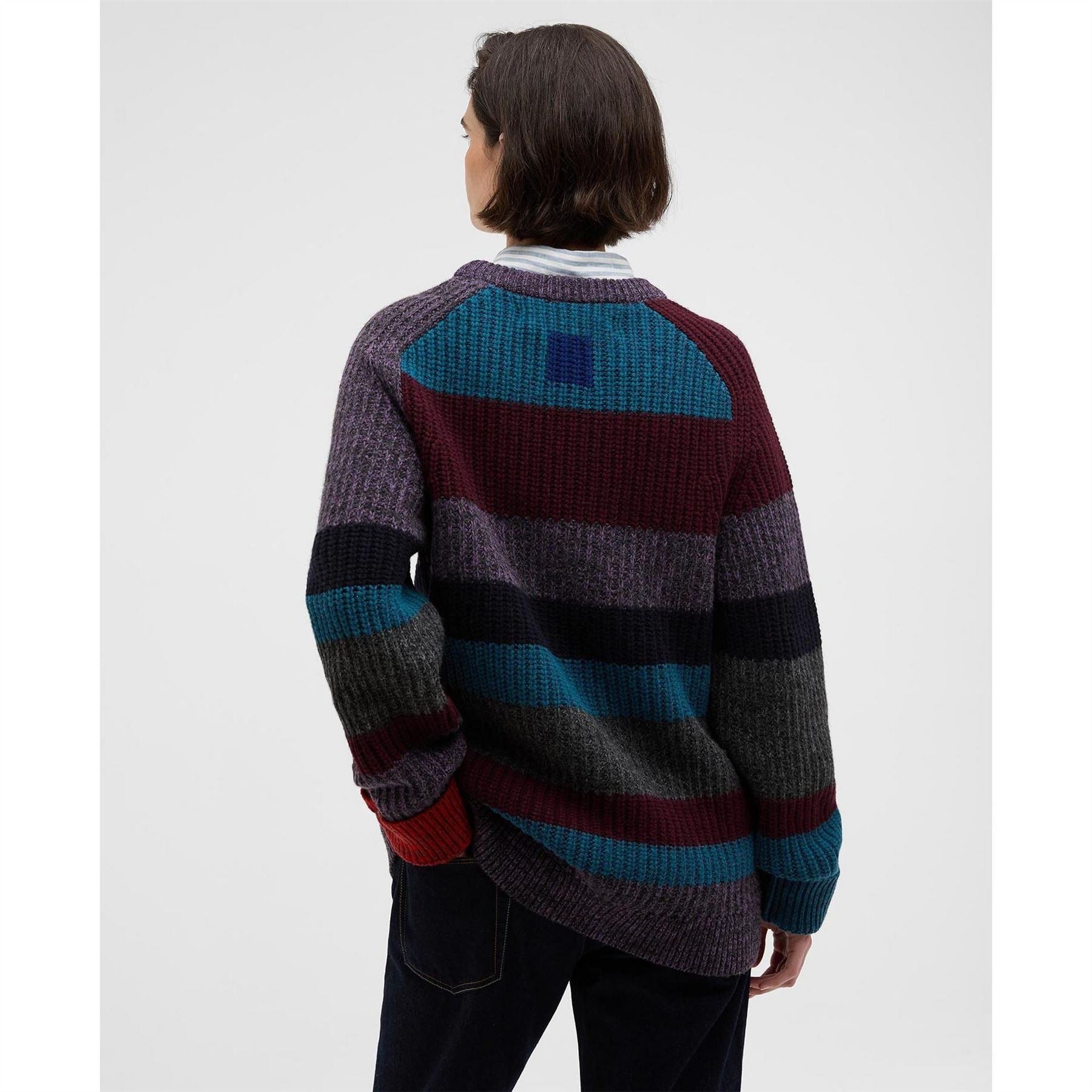 Paul Smith X Barbour Paul Smith Saddle Crew Neck Jumper