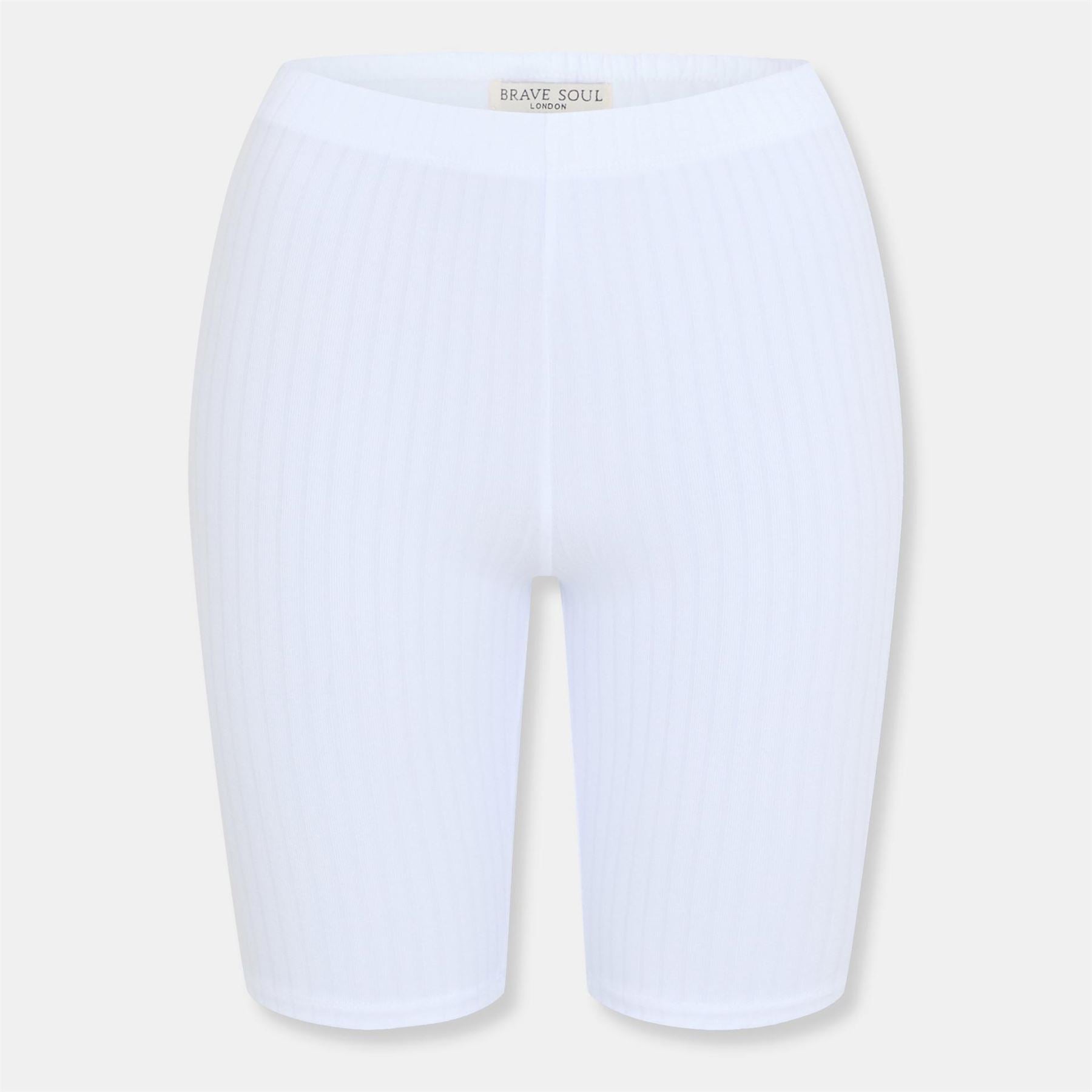 Brave Soul Ribbed Cycling Shorts