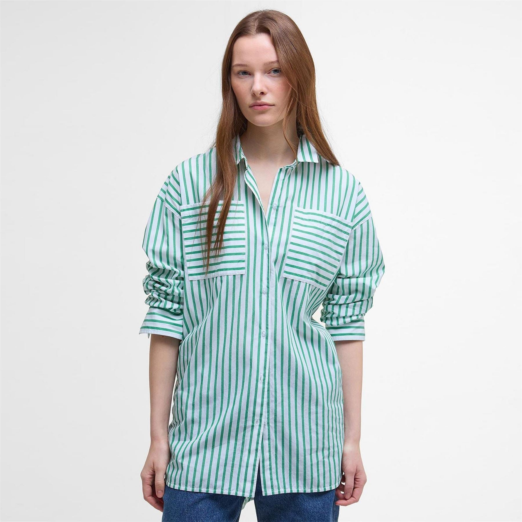Barbour B.li Nicola Long Sleeve Patterned Shirt