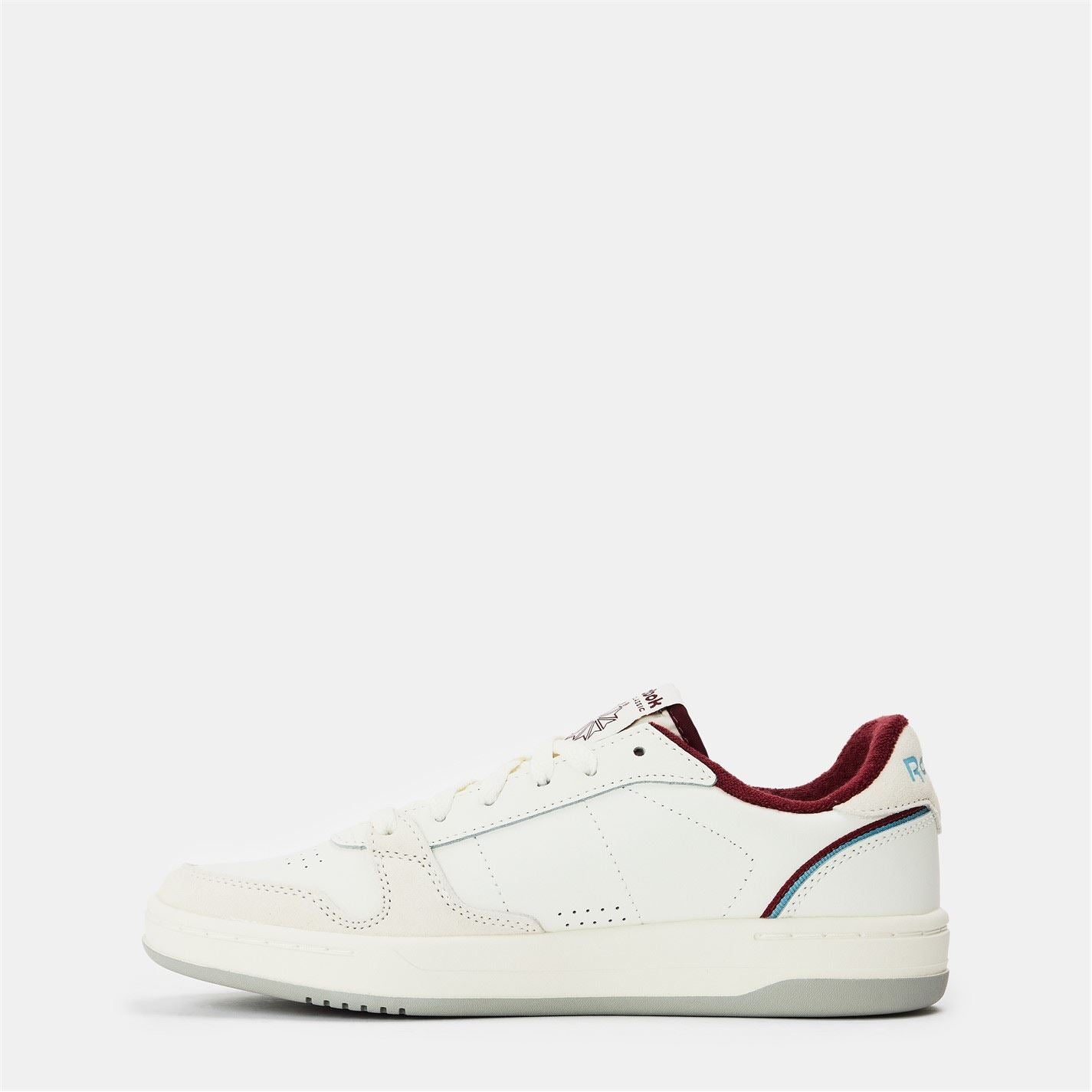 Reebok Mens Phase Court Ftwwht Chalk Vecnav Court Trainers
