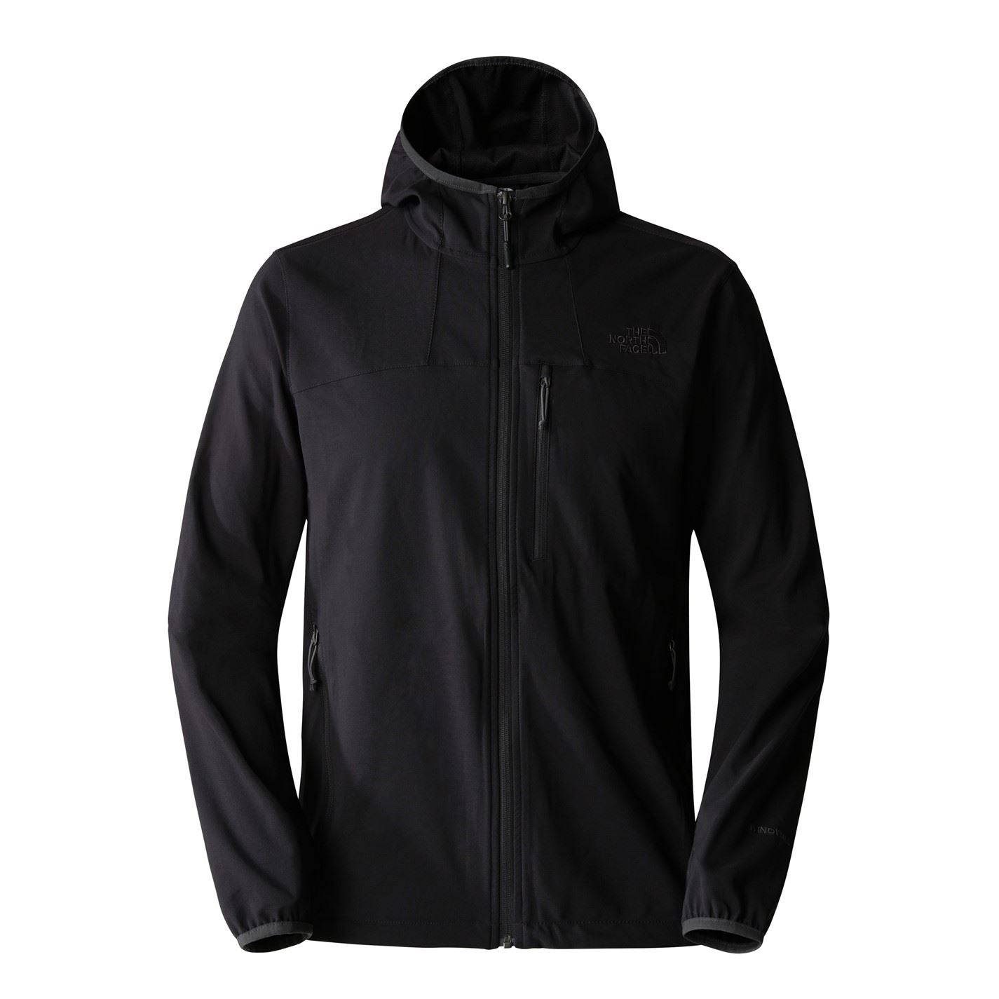 The North Face Mens North Face M Nimble Hoodie   Eu Tnf Black Softshell Jacket