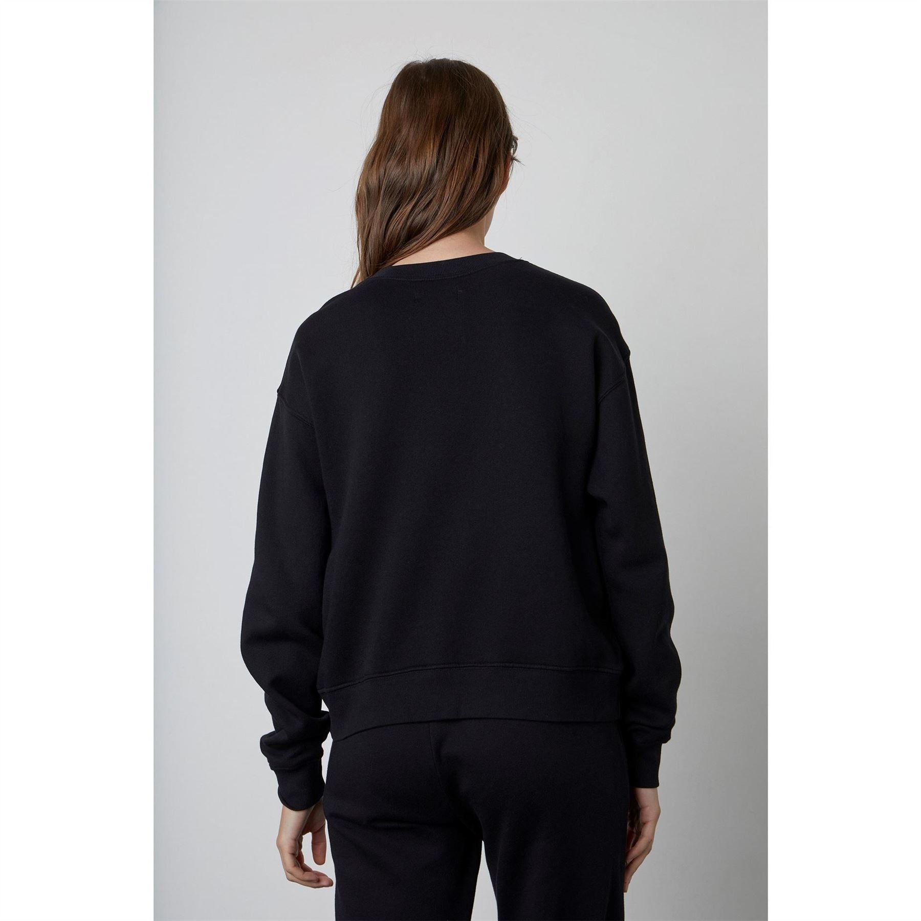 Velvet by Graham and Spencer Corefleece Relaxed Fit Drop Shoulder Long Sleeve Sweatshirt