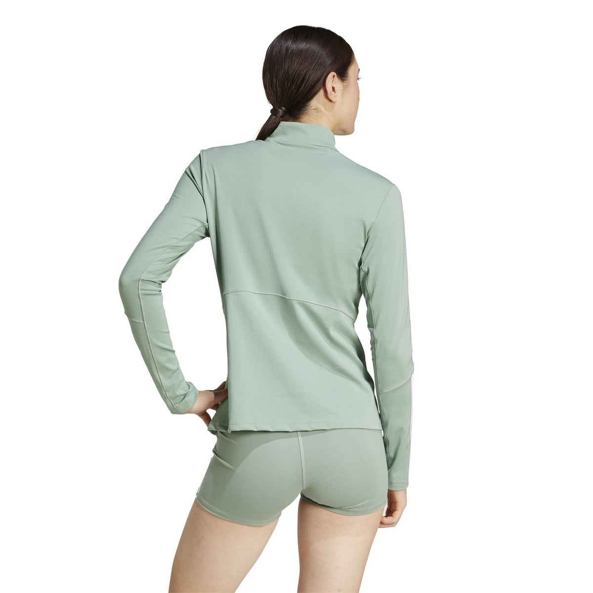adidas Hyperglam 1/4 Zip Funnel Neck Long Sleeve Gym Top