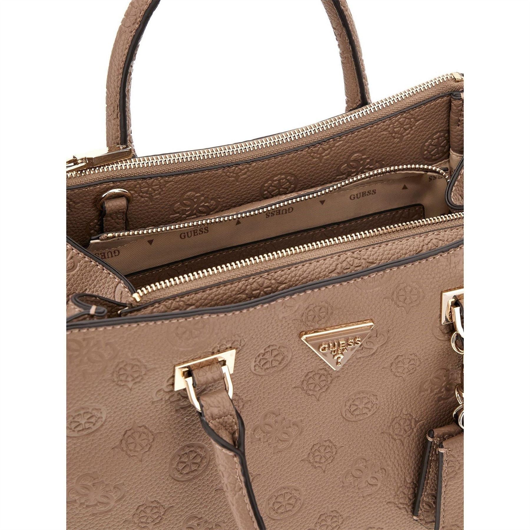 Guess Rectangle Shape Tote with Key Ring