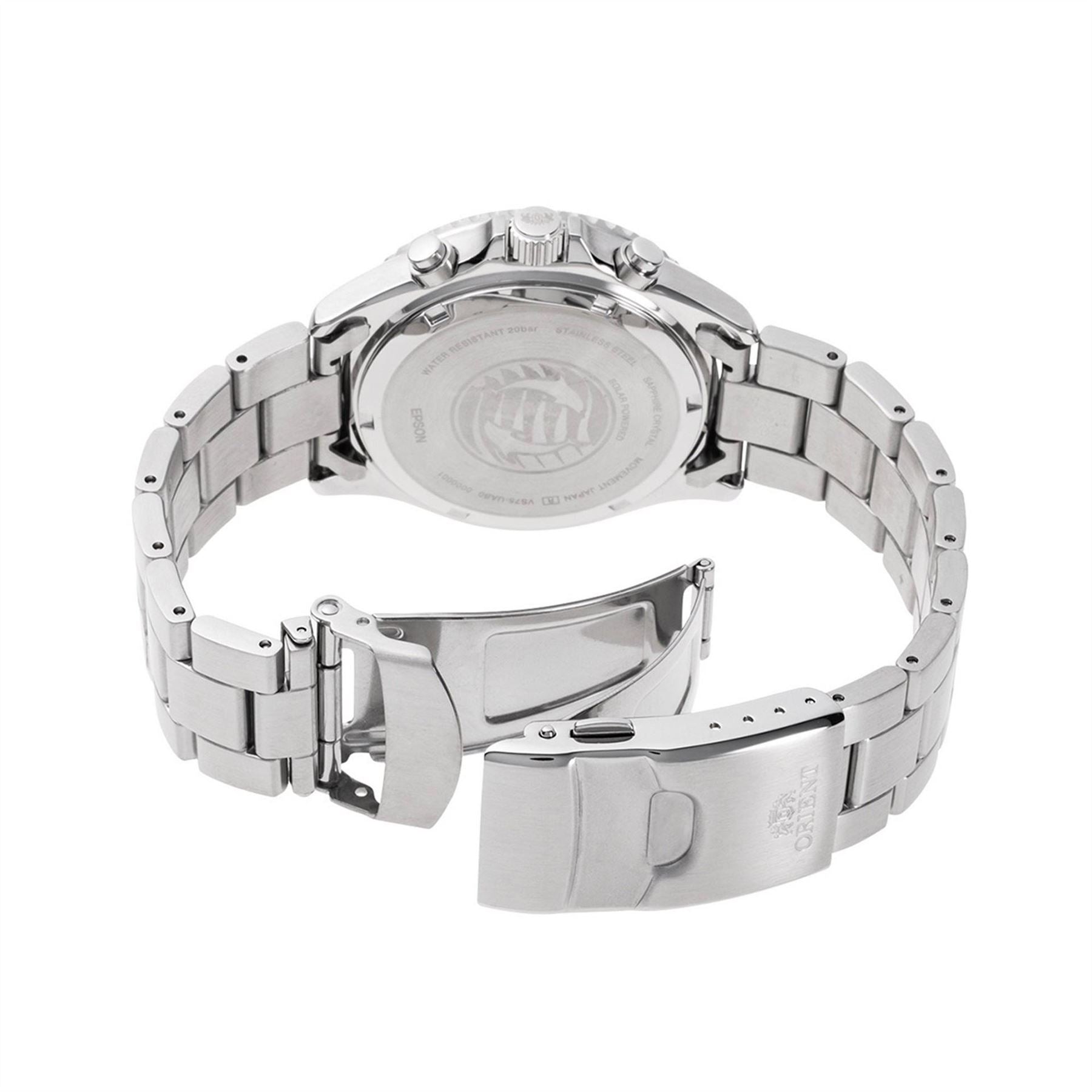 Orient Mako Iii Chronograph Solar Powered Divers Watch