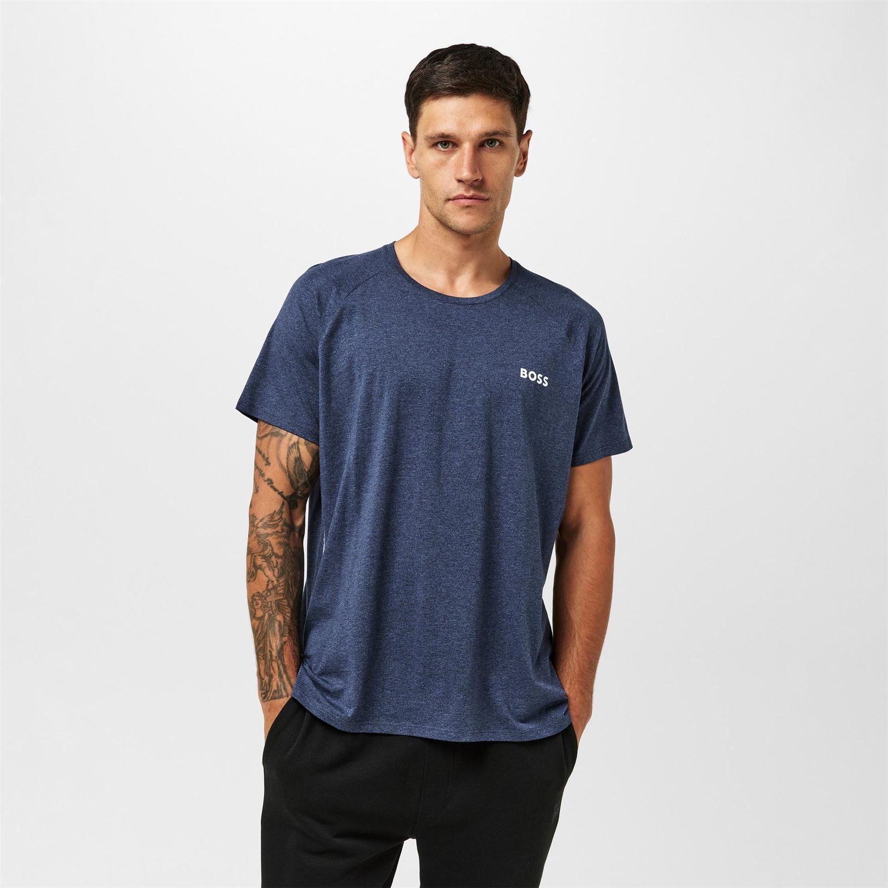 Boss Rise Raglan Sleeve Crew Neck T-Shirt