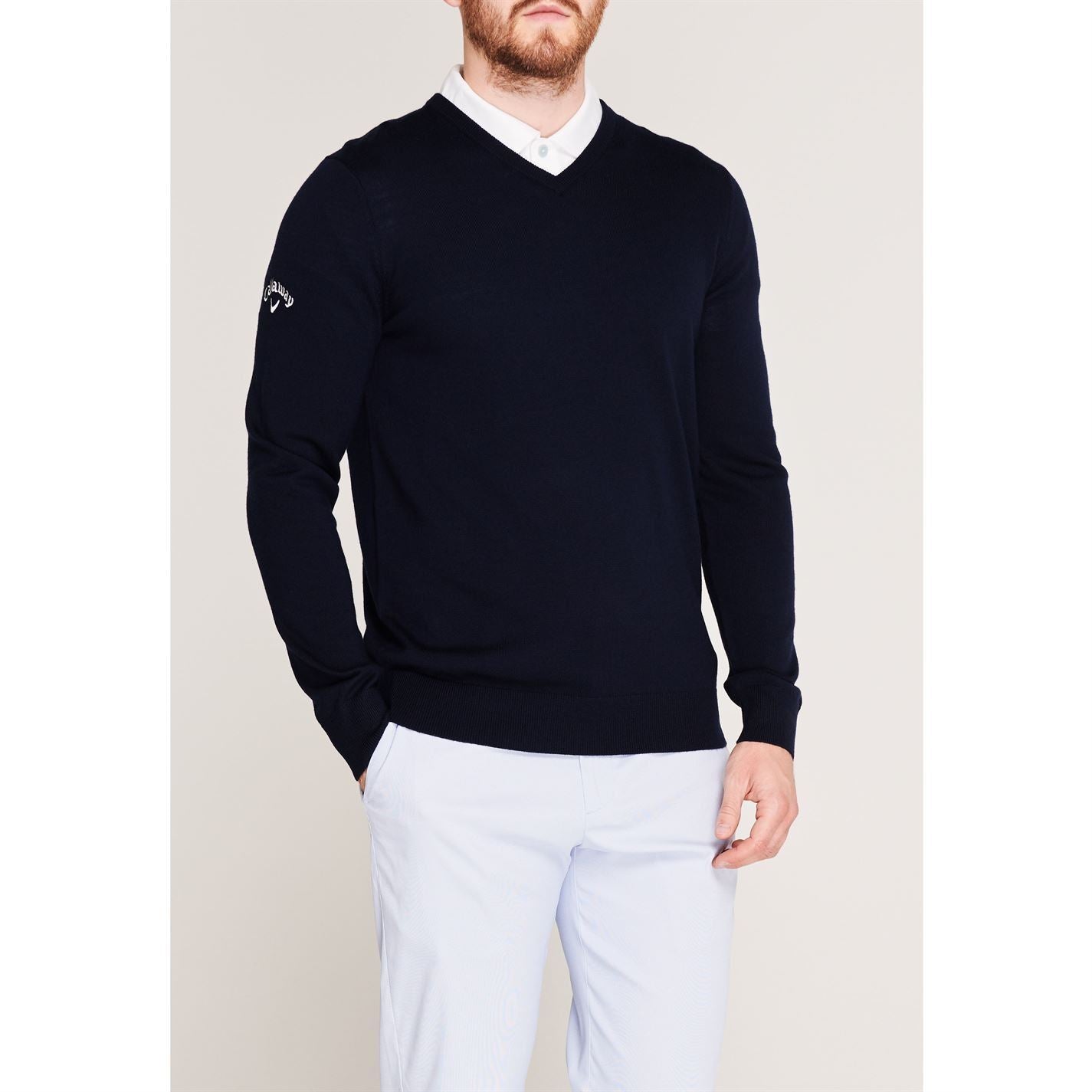 Callaway Mens V Neck Sweatshirt