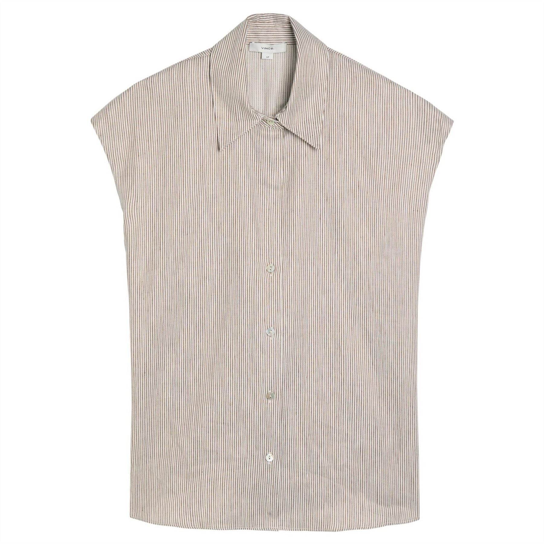 Vince Ticking Stripe Cap Slv