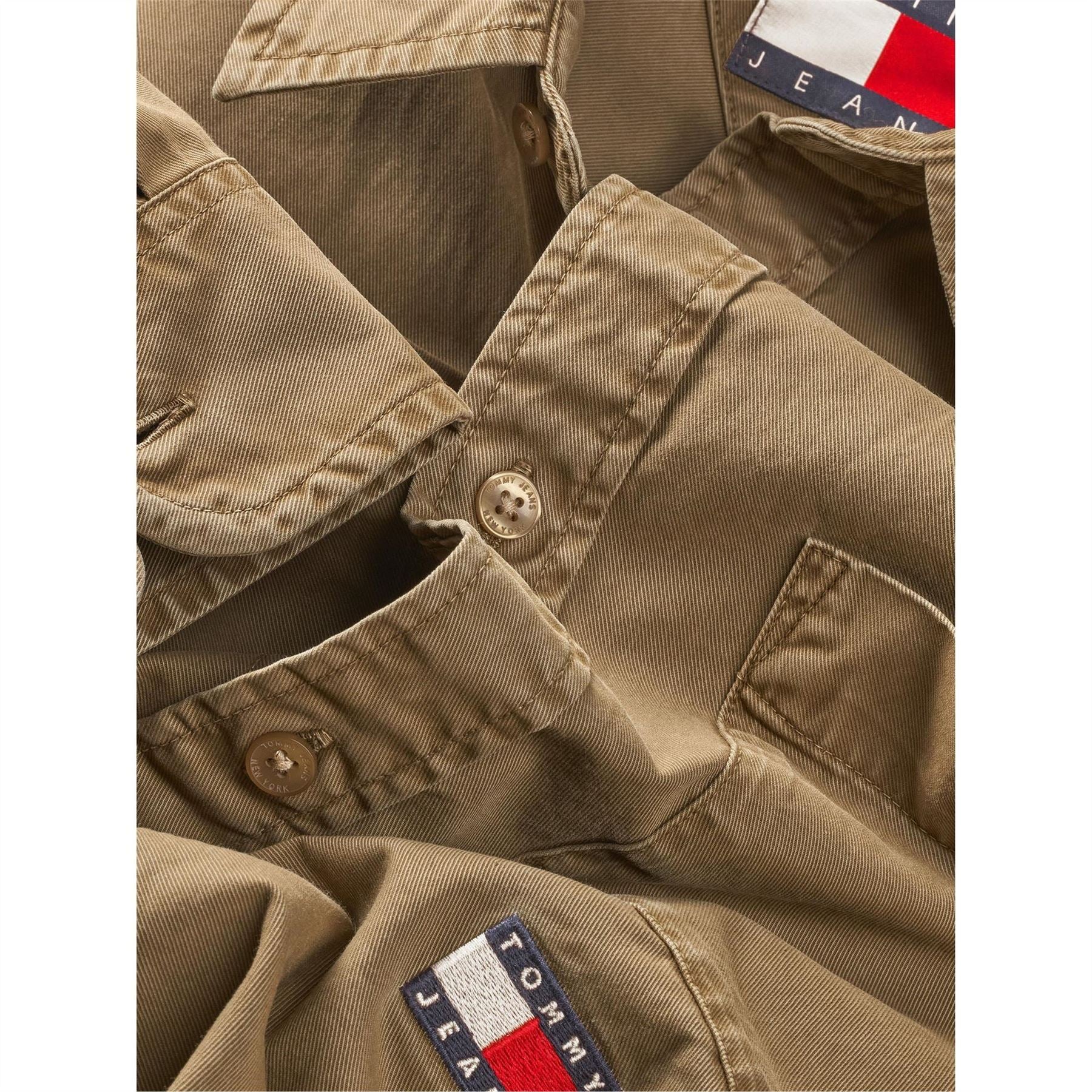 Tommy Jeans Regular Washed Twill Overshirt