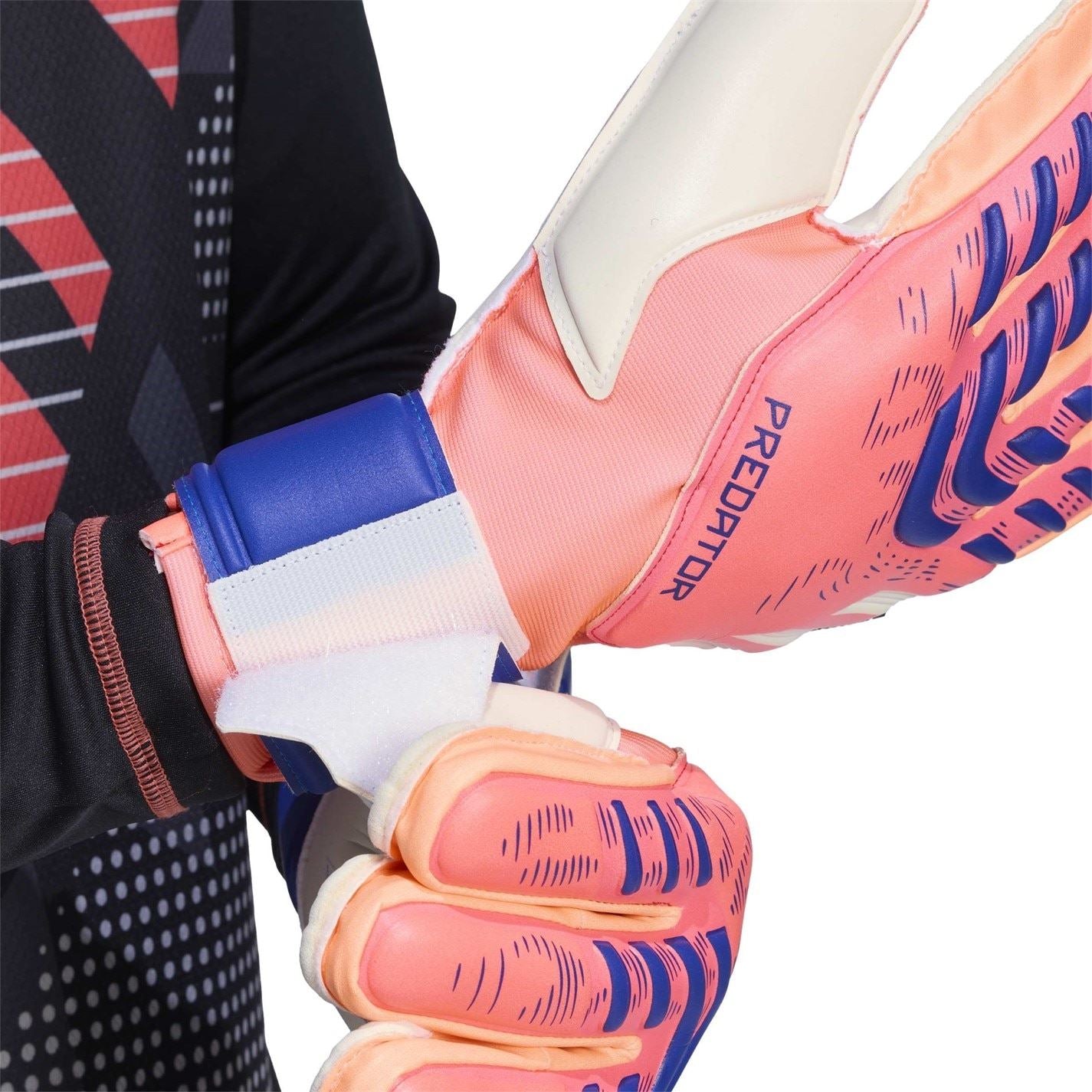 adidas Predator Match Fingersave Goalkeeper Gloves Adults