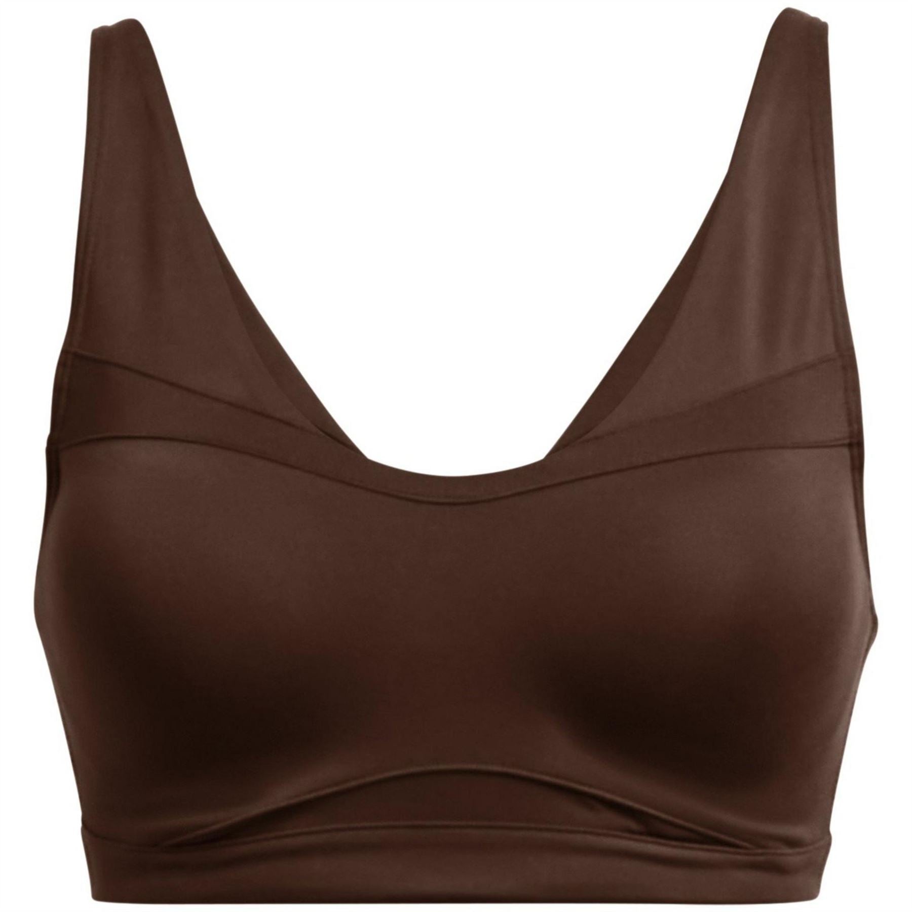 Under Armour Smartform V-Neck Sports Bra with Spaghetti Straps