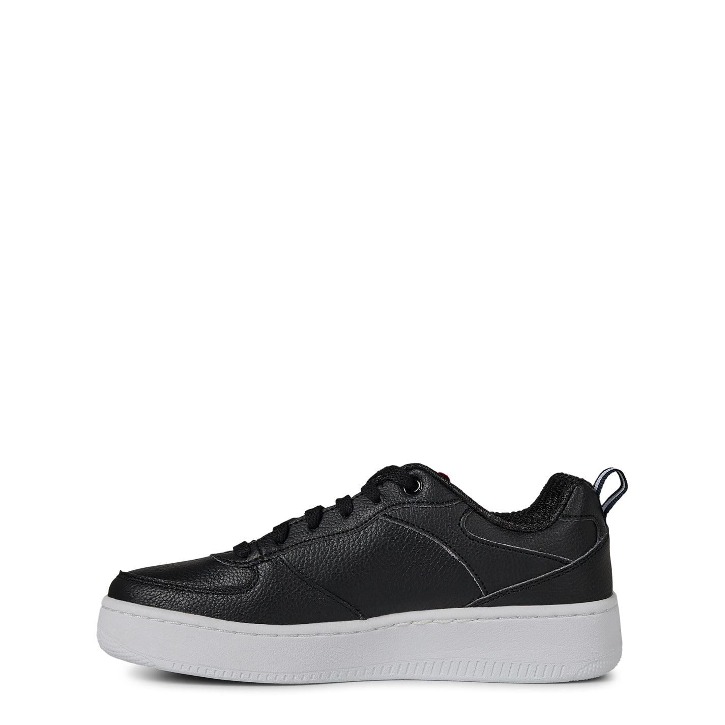 Skechers Womens Leather Overlay Lace Up W Air Cool Low Top Trainers
