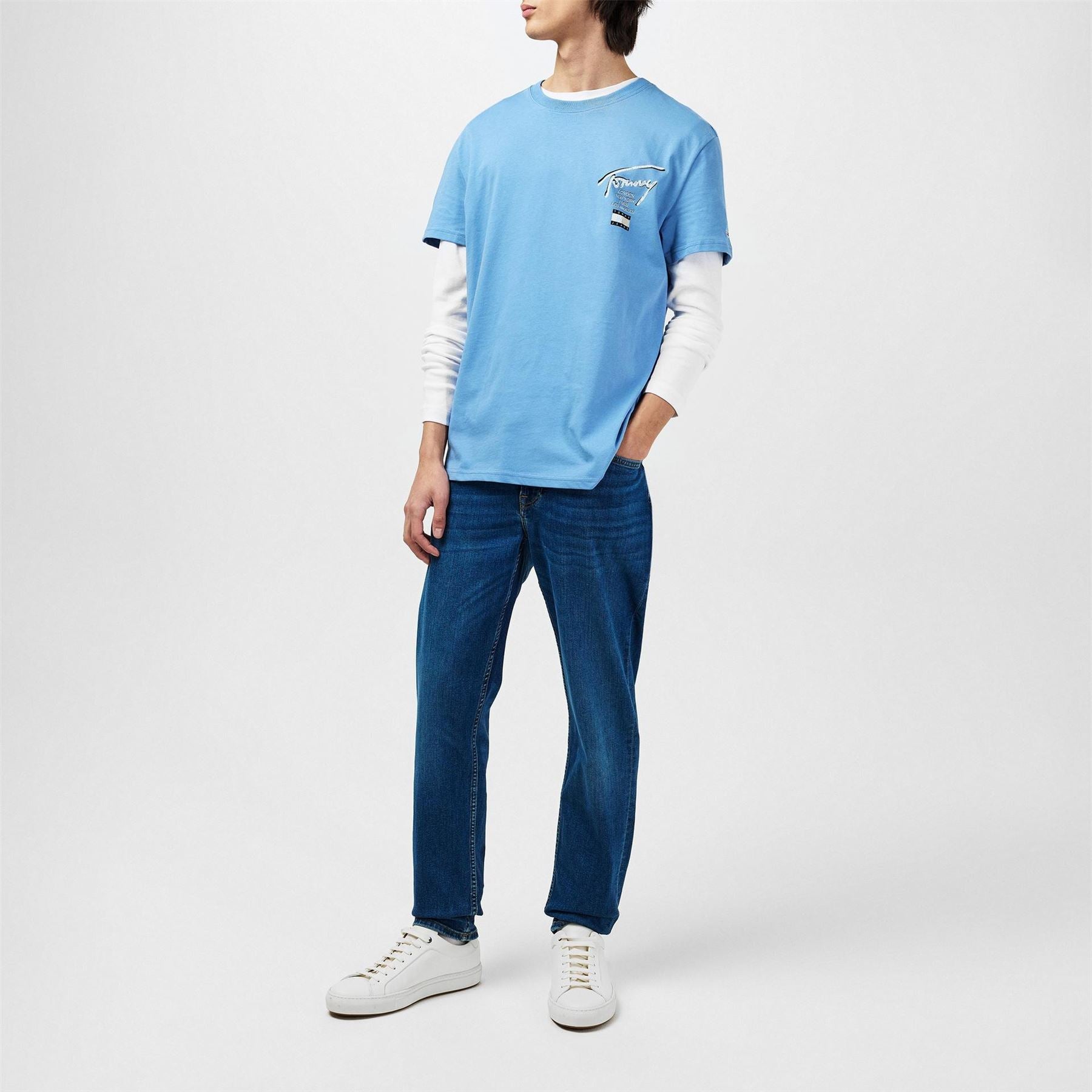 Tommy Jeans Regular Fit Timmy Lettering T-Shirt
