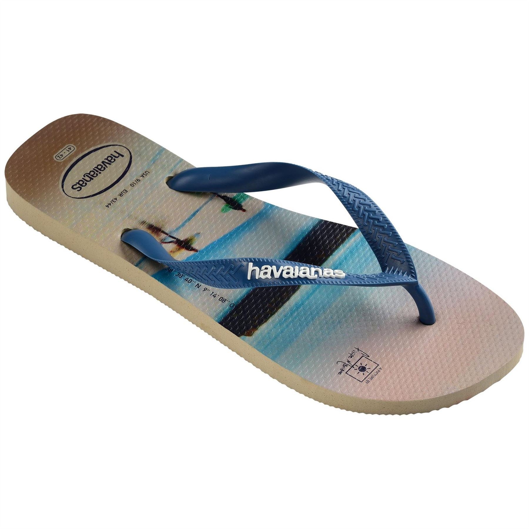 Havaianas Mens Hav. Hype White White Black Black 4 Flip Flops