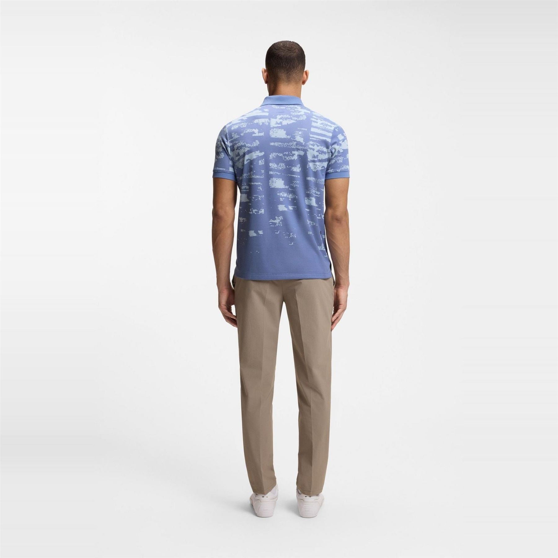 Boss Active Repeat Short Sleeve Slim Fit Polo Shirt