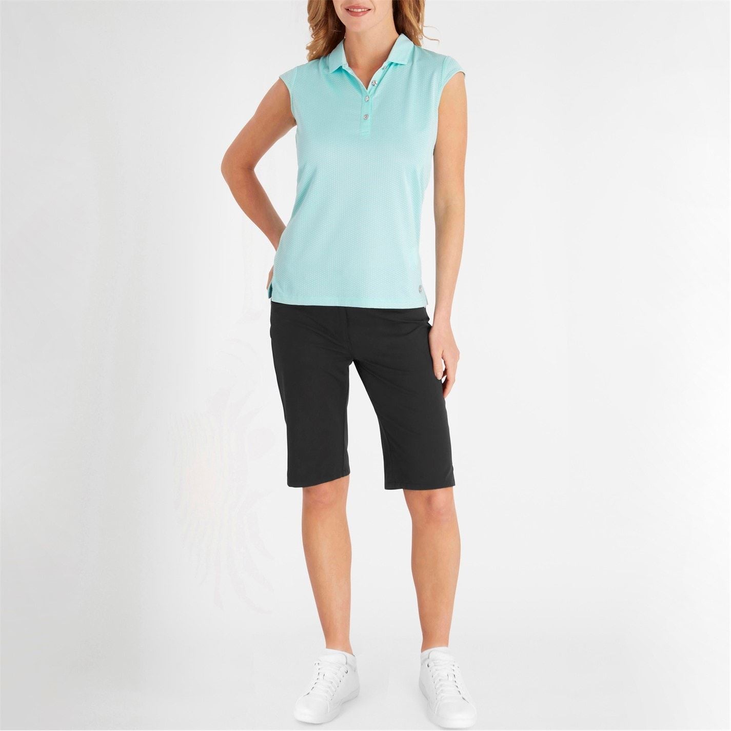 Calvin Klein Golf Cap Sleeve Polo T-Shirt