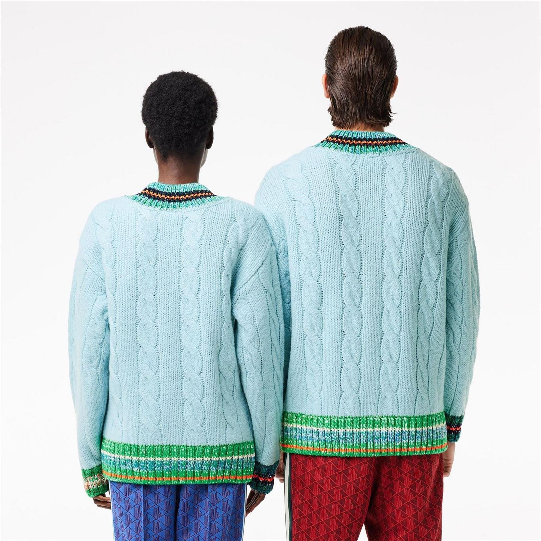 Lacoste Knit V Neck Sweater