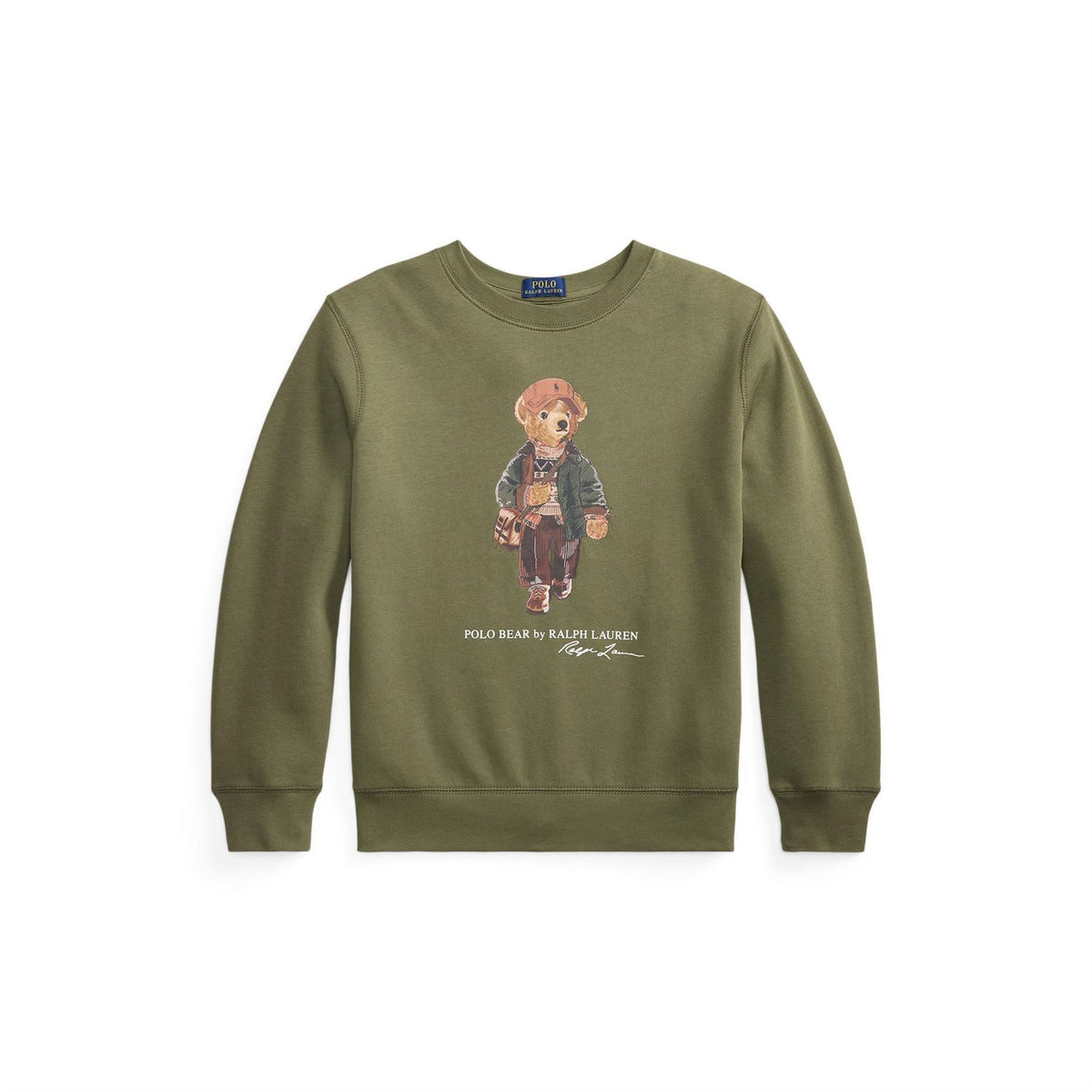Polo Ralph Lauren Teddy Bear Print Crew Neck Long Sleeve Sweatshirt