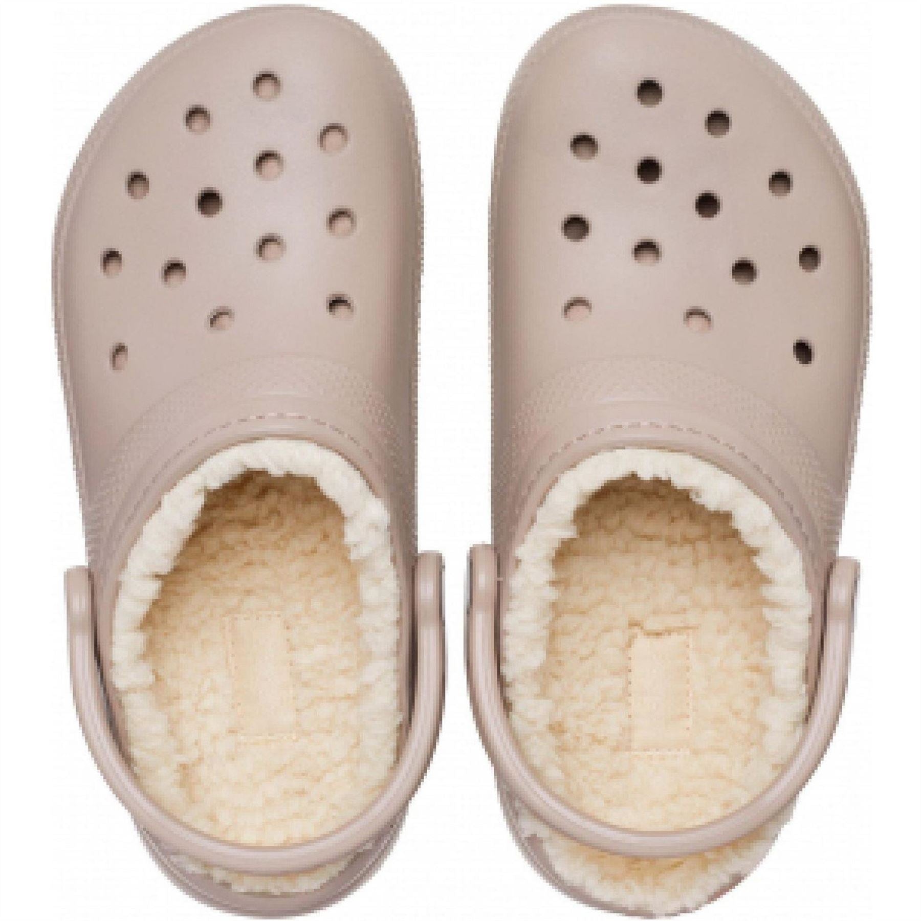Crocs Lined Shuv Clogs with Perforated Toe