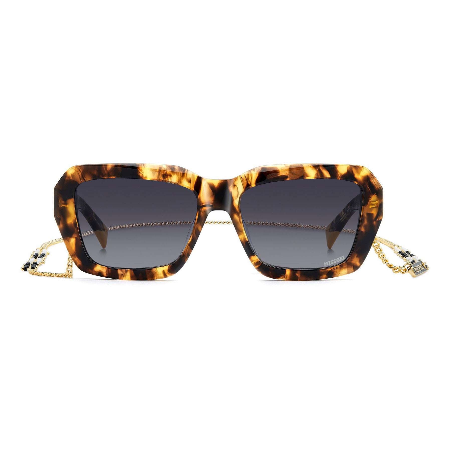 Missoni Rectangular Round Sunglasses