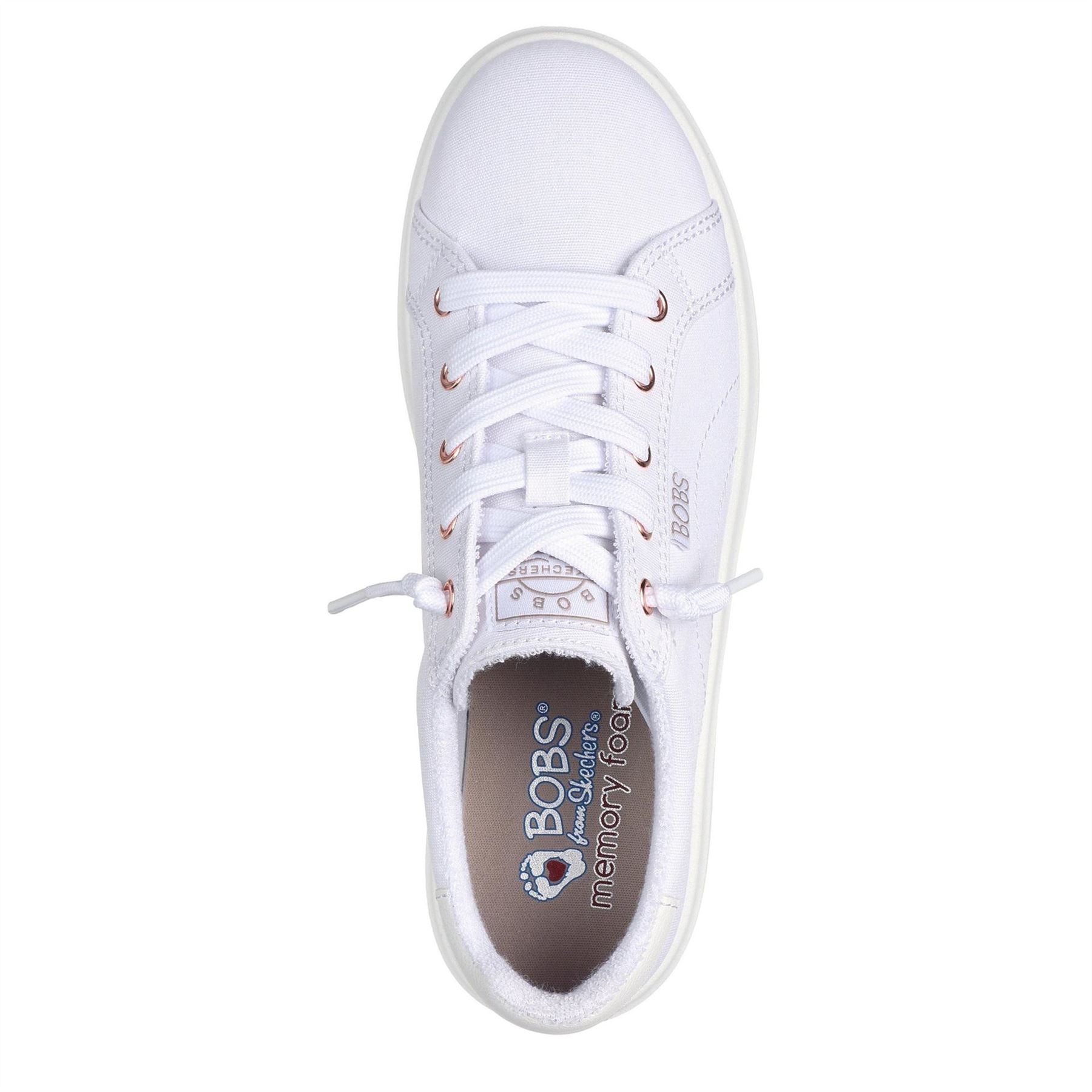 Skechers Womens Bobs D Vine Low Top Trainers
