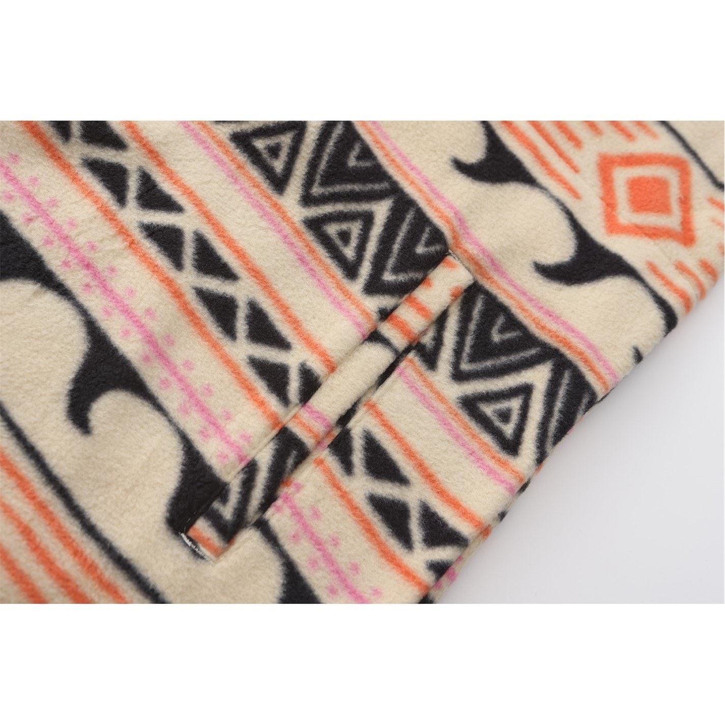 Gelert Womens Quarter Zip Hooded Fleece Top