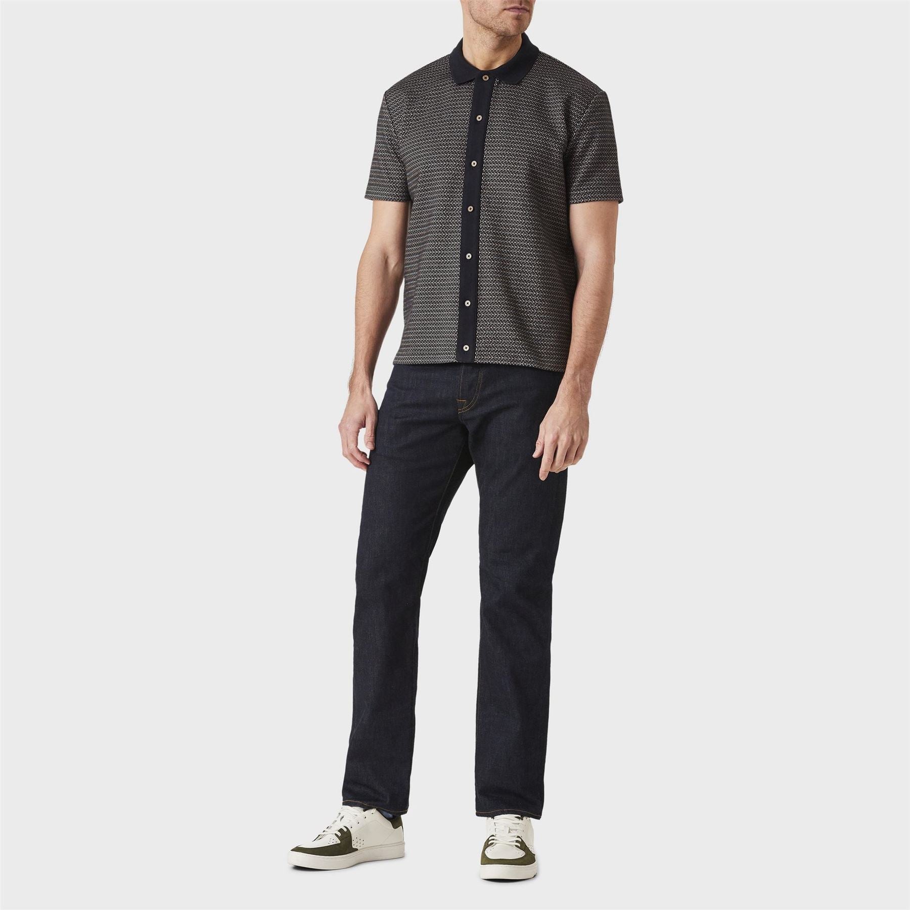 PS Paul Smith Regular Fit Point Collar Short Sleeve Shirt