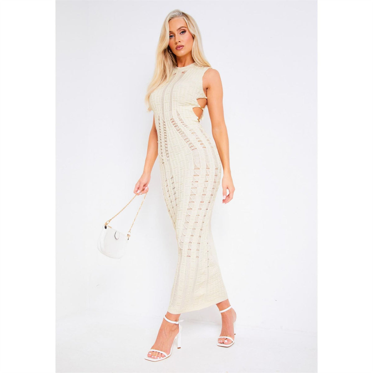 Missy Empire Corset Maxi Chain Dress